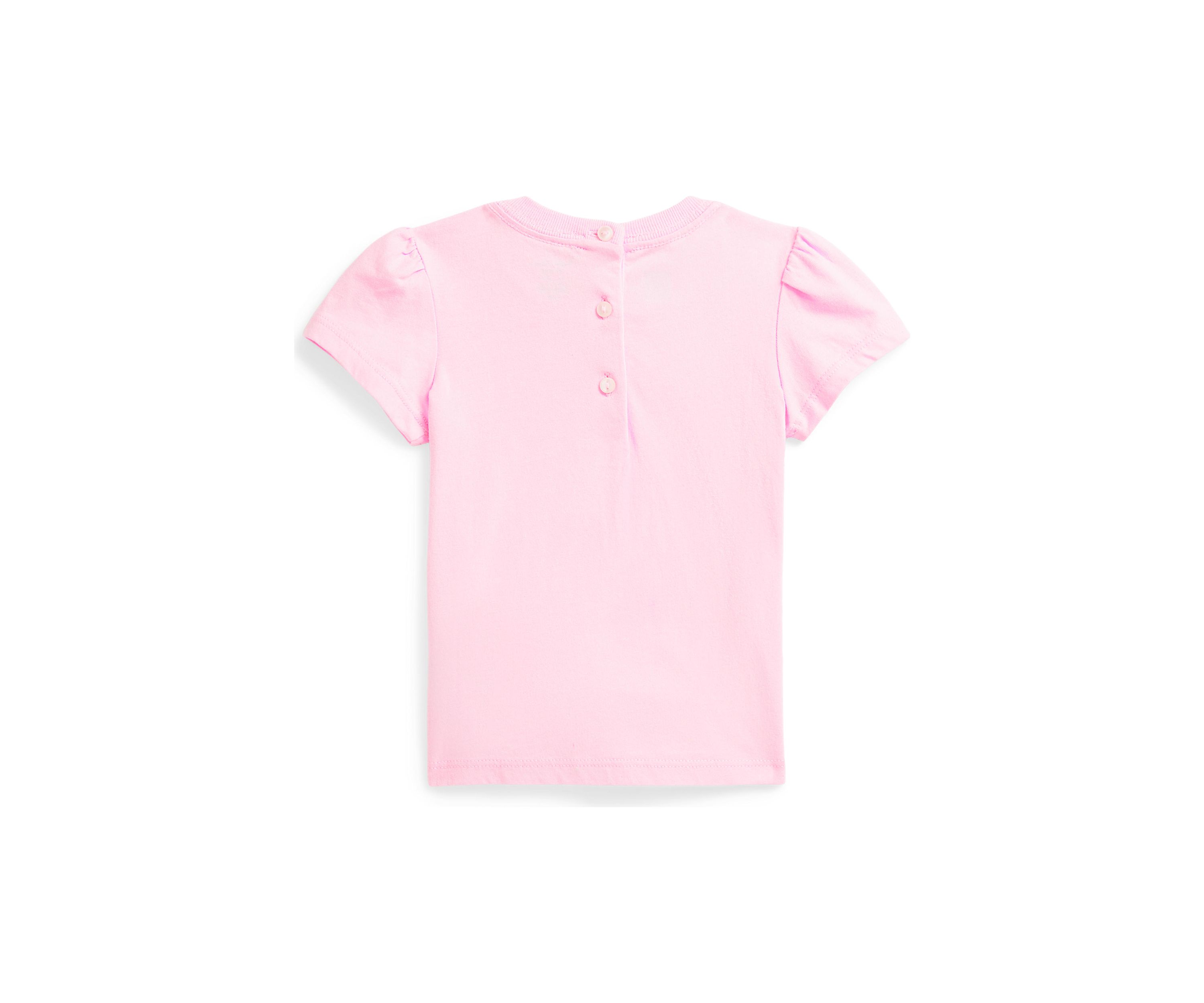 Baby Girls Polo Bear Cotton Jersey T-Shirt