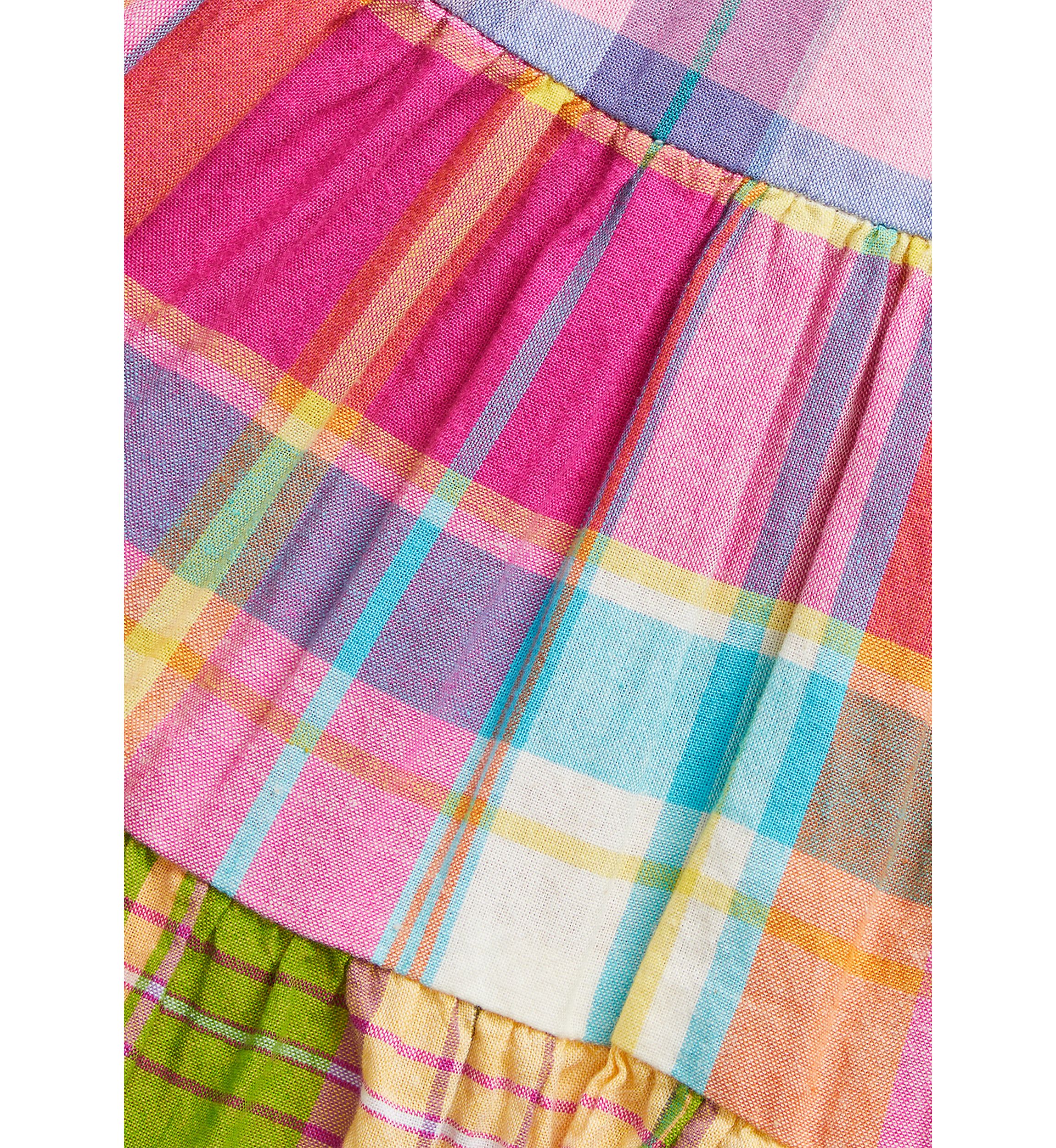 Baby Girls Plaid Cotton Madras Dress & Bloomer