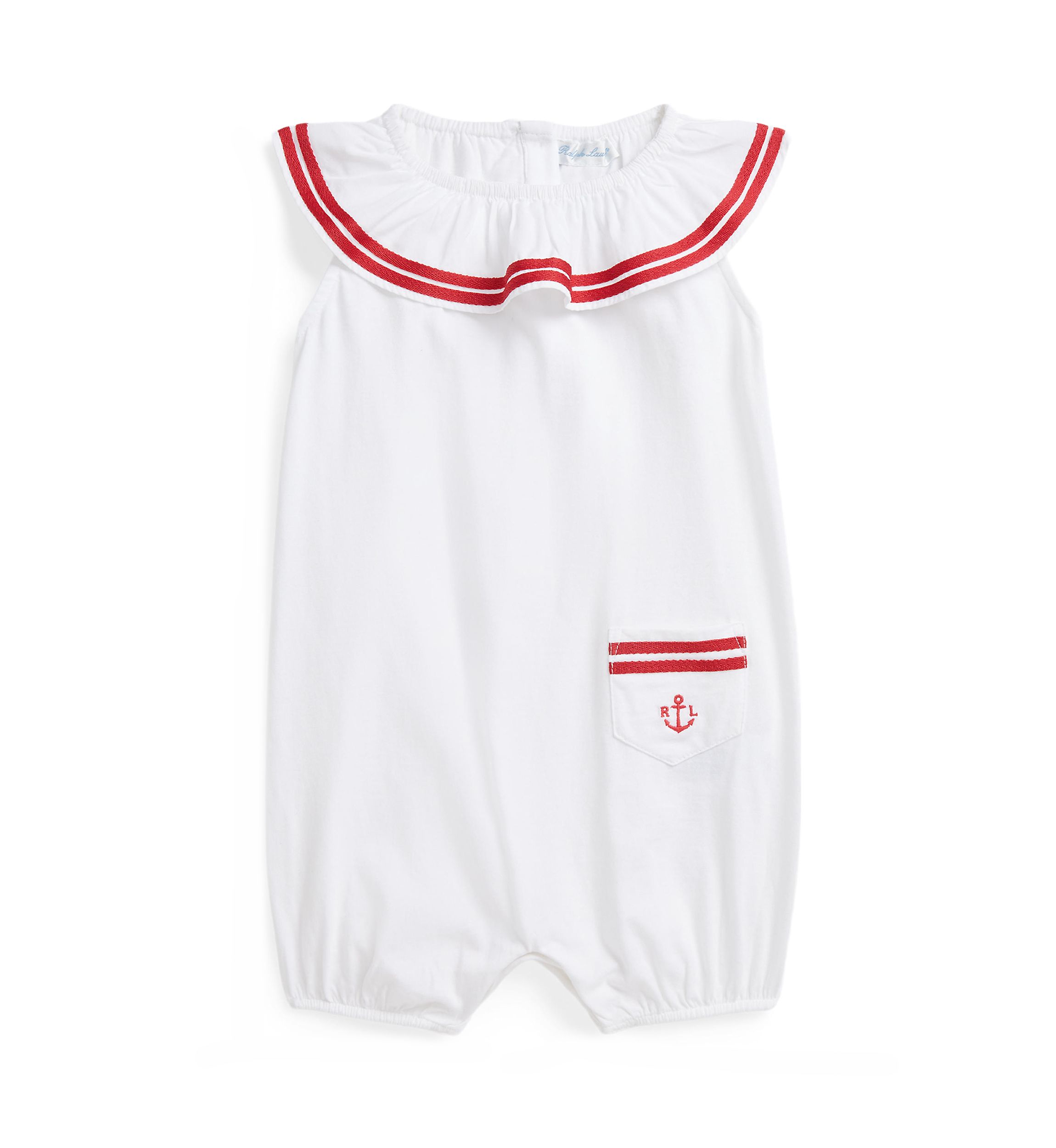 Baby Girls Smocked Cotton Jersey Peplum Top