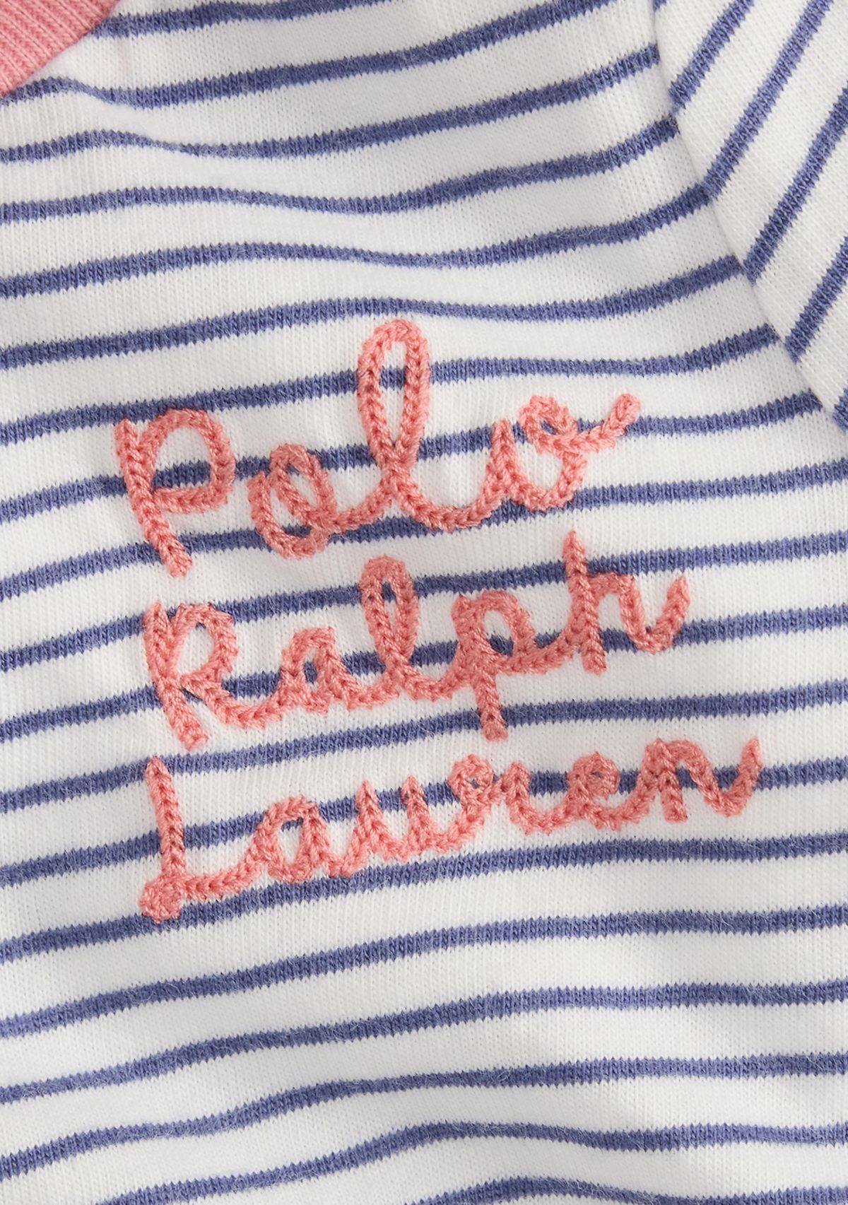 Baby Girls Logo Cotton Jersey Bubble Shortall