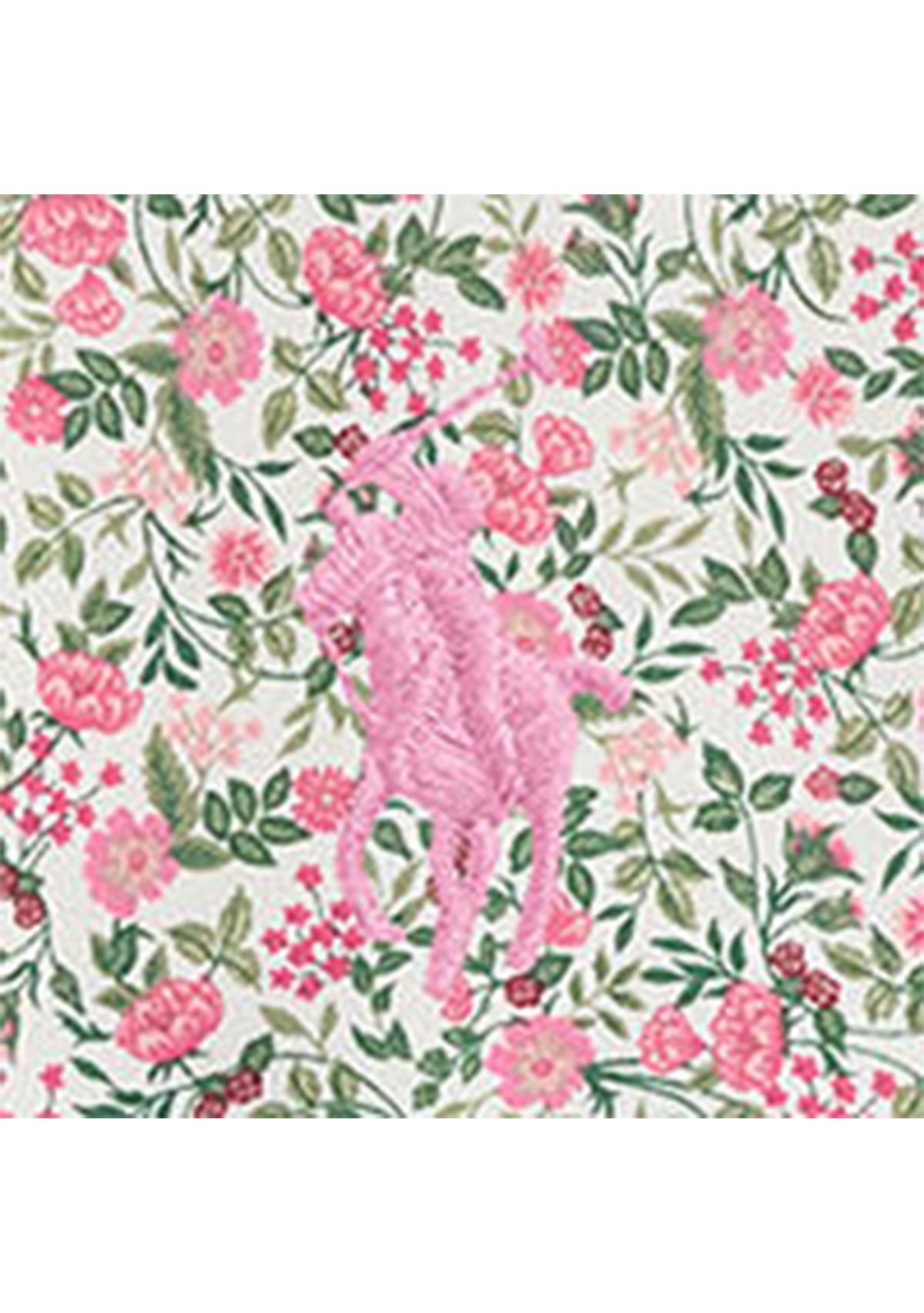 Baby Girls Floral Soft Cotton Polo Dress & Bloomer