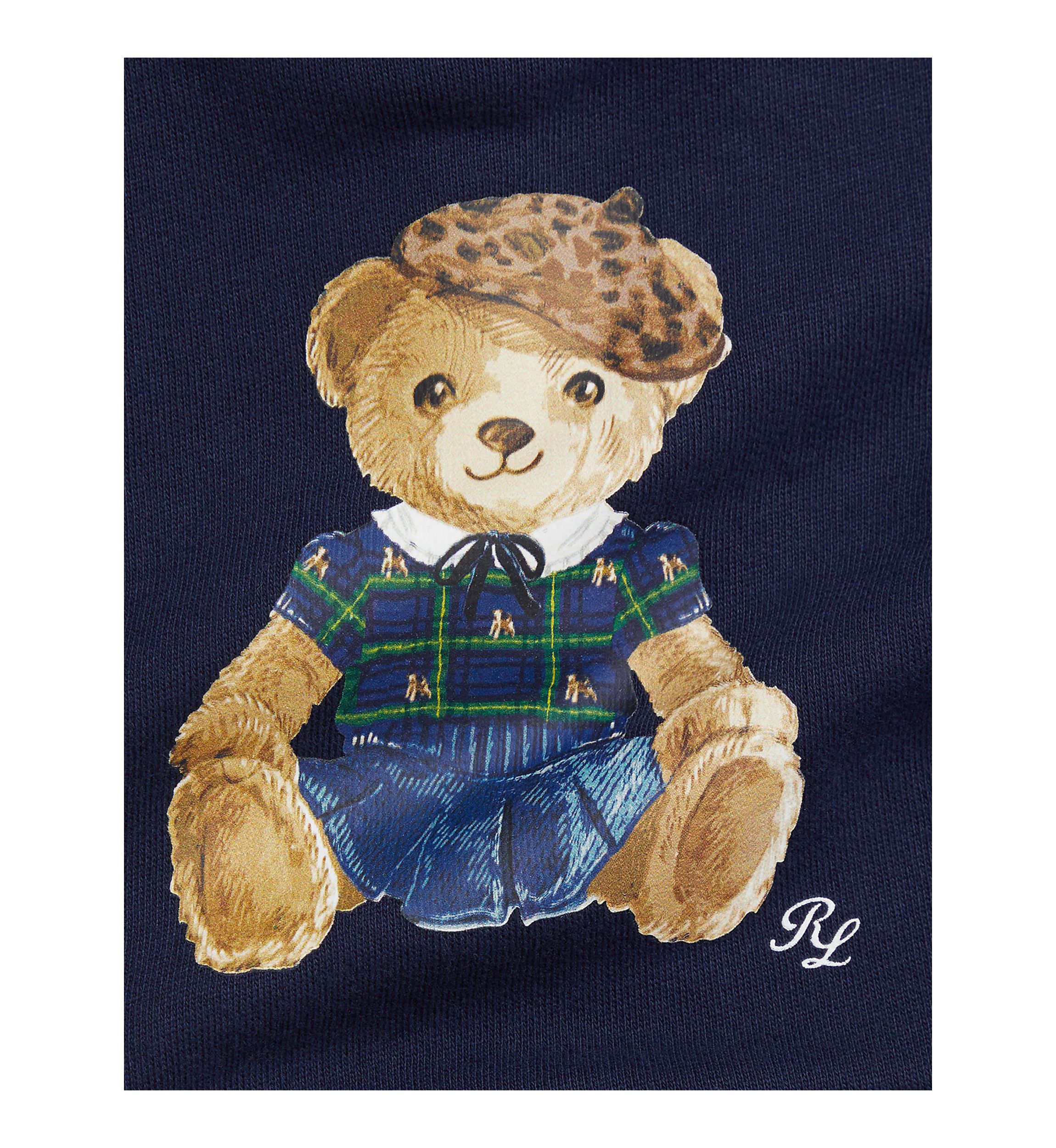 Baby Girls Polo Bear Fleece Sweatshirt & Pants Set