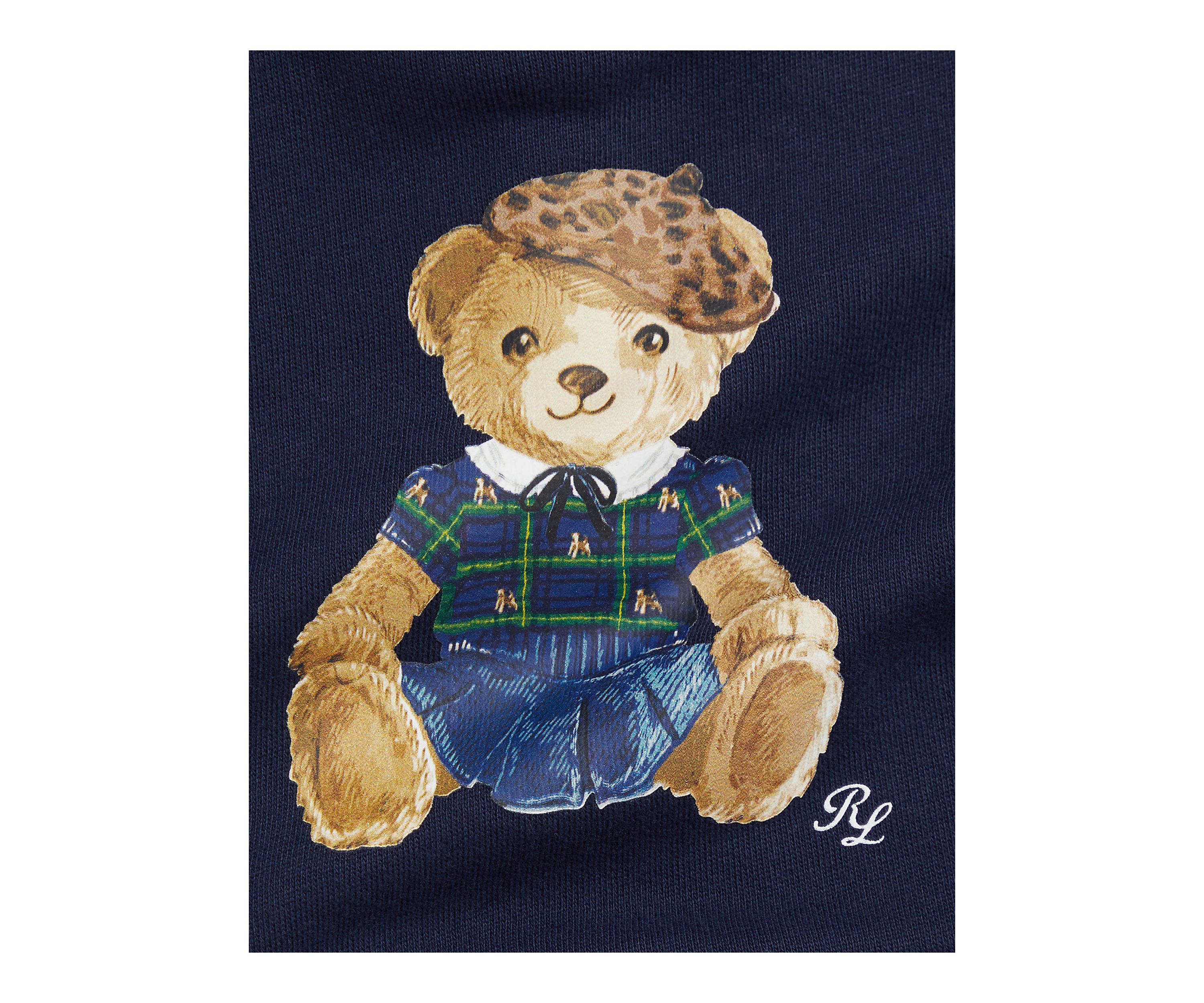 Baby Girls Polo Bear Fleece Sweatshirt & Pants Set