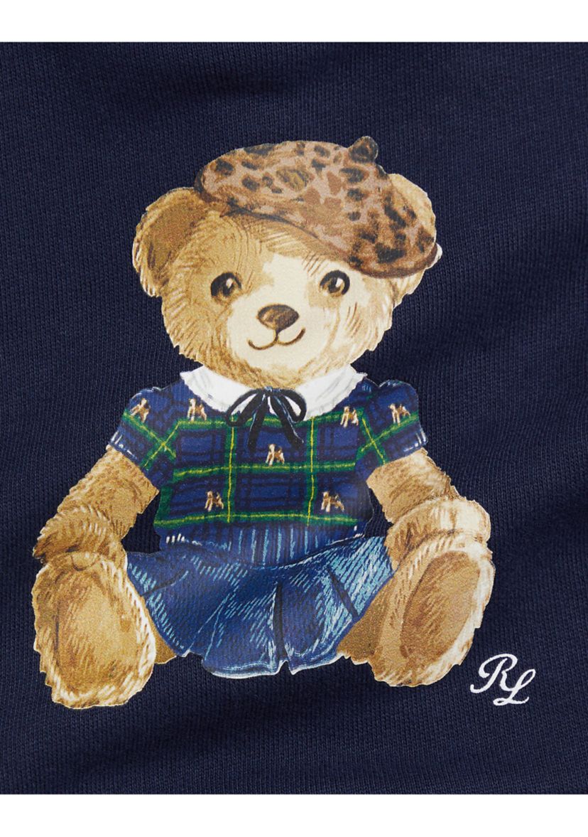 Baby Girls Polo Bear Fleece Sweatshirt & Pants Set