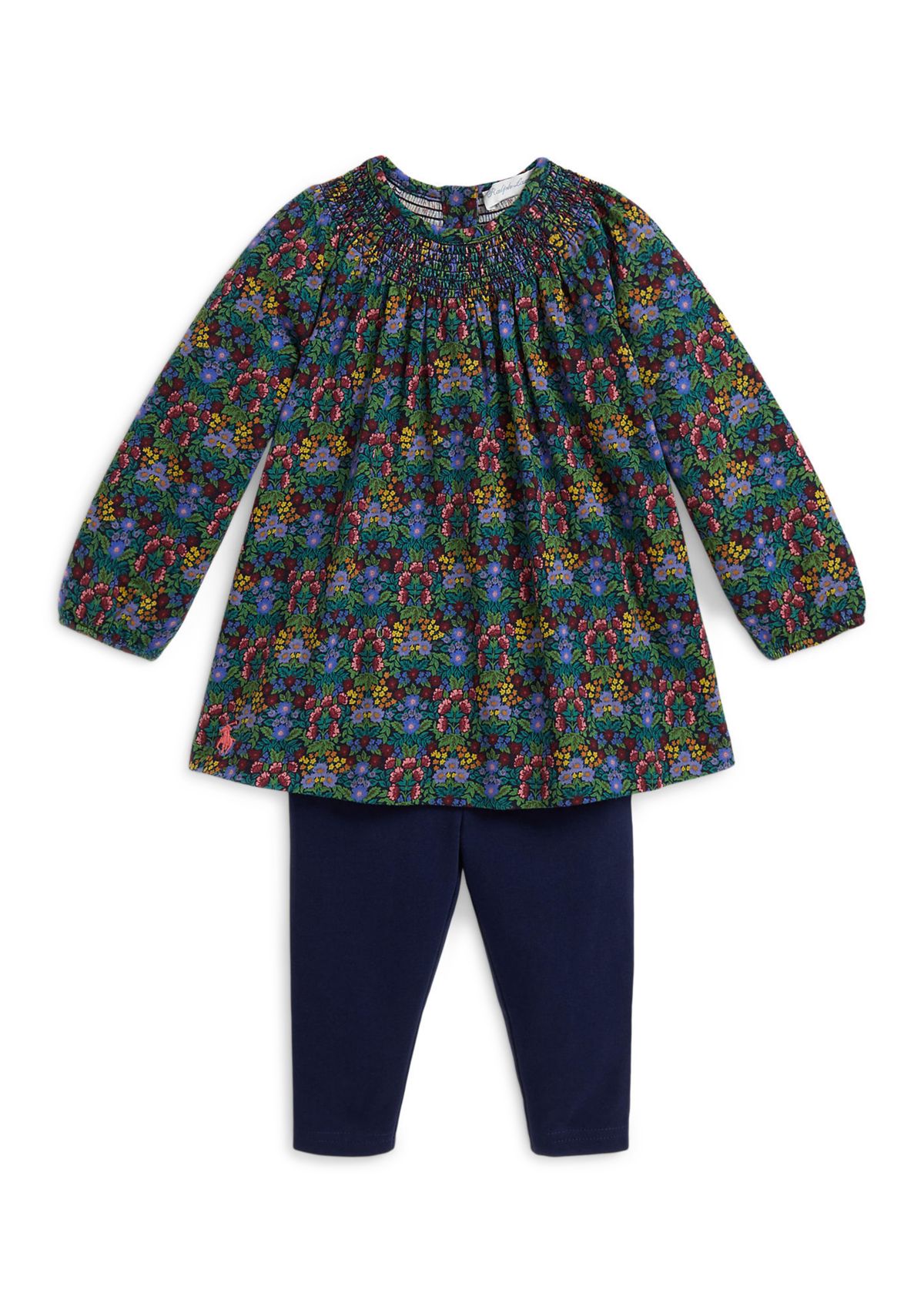 Baby Girls Floral Jersey Top & Legging Set