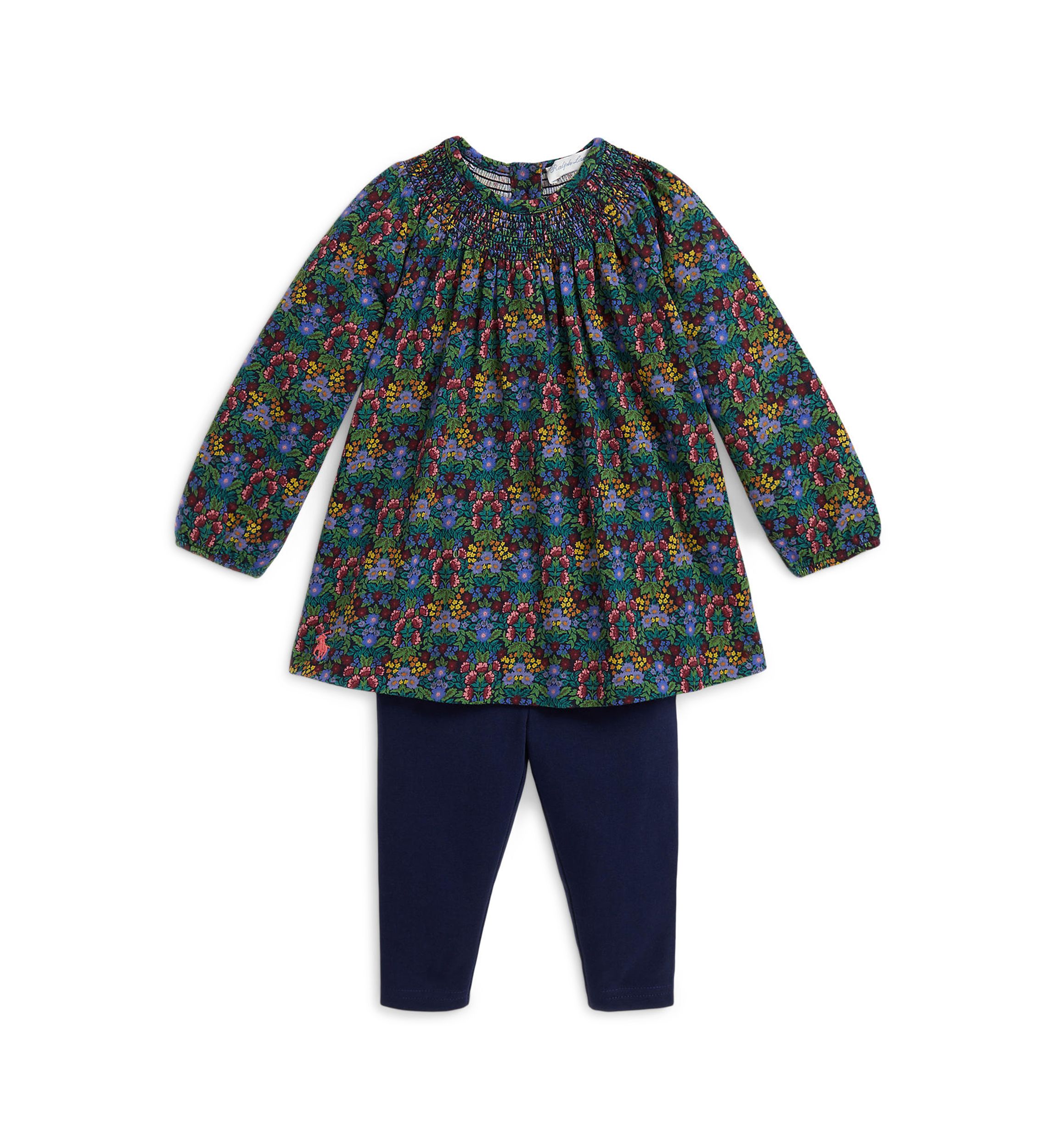 Baby Girls Floral Jersey Top & Legging Set