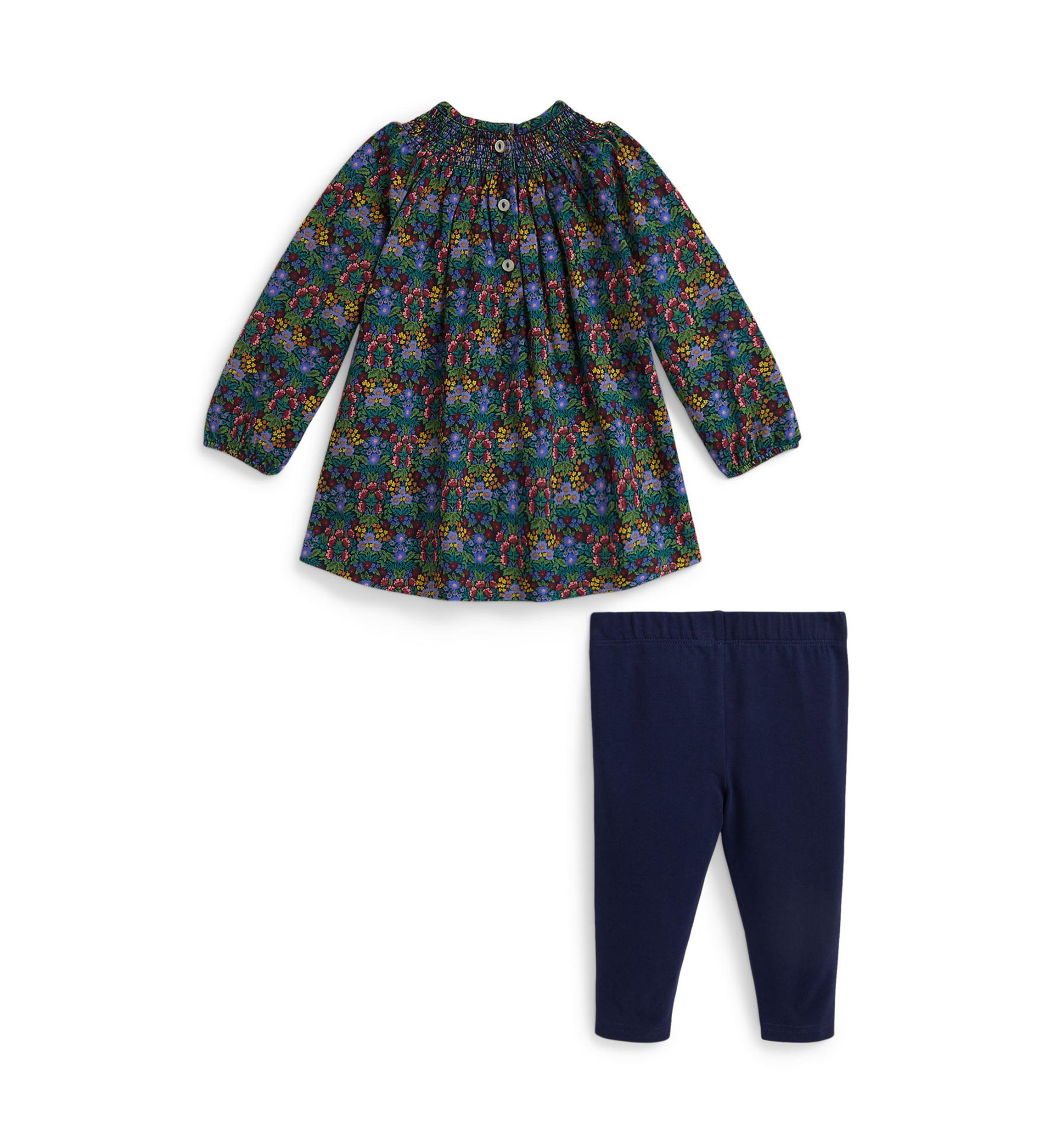 Baby Girls Floral Jersey Top & Legging Set
