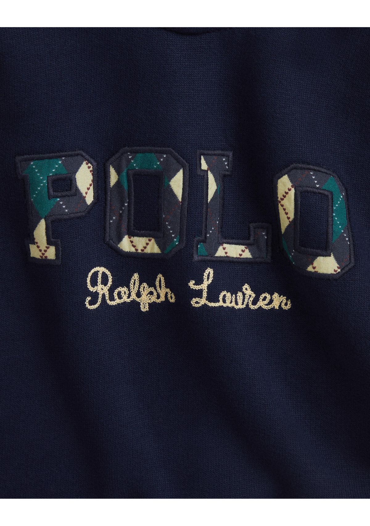 Baby Girls Argyle Logo Fleece Sweatshirt & Pants Set