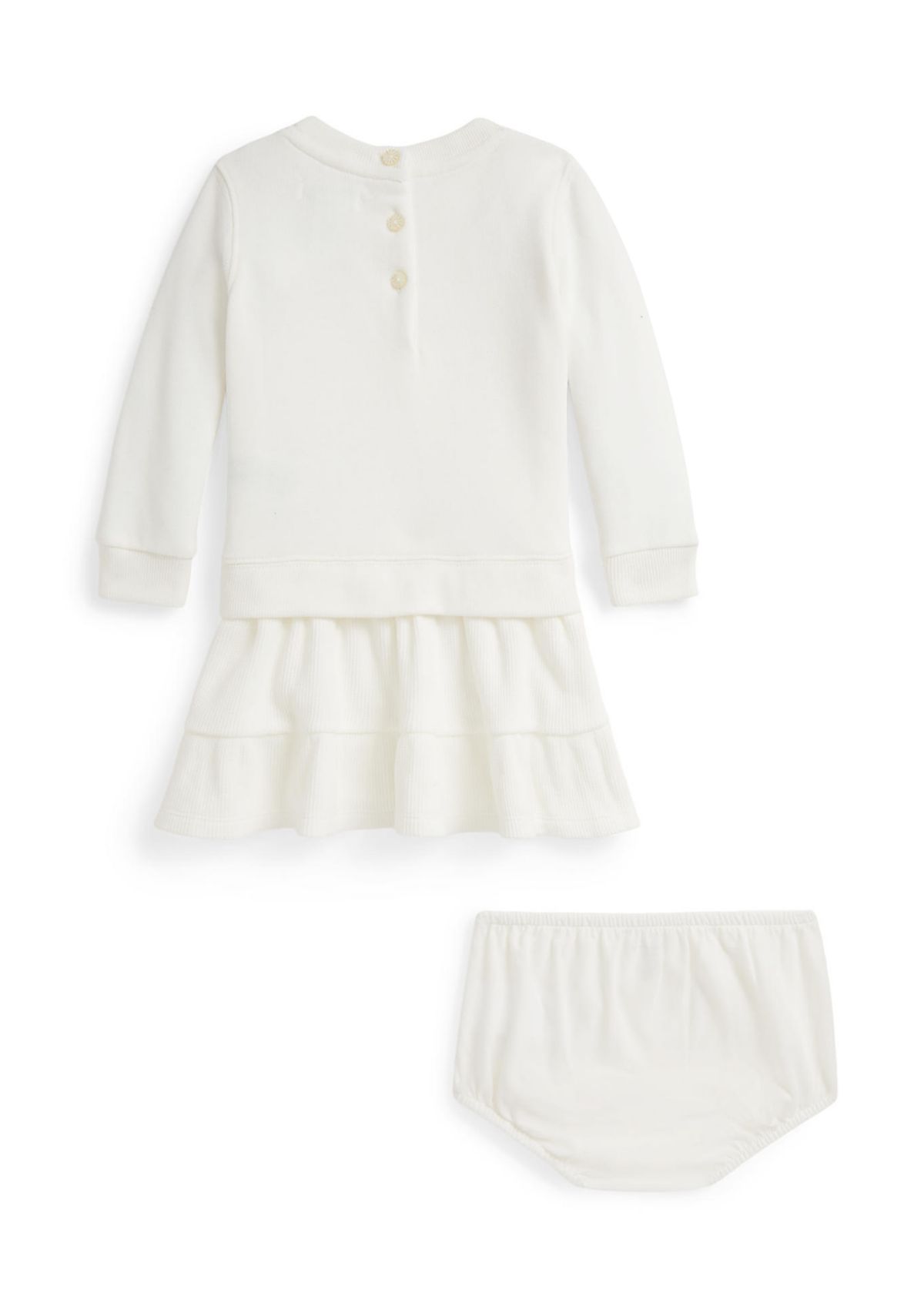 Baby Girls Polo Bear Fleece Dress & Bloomer