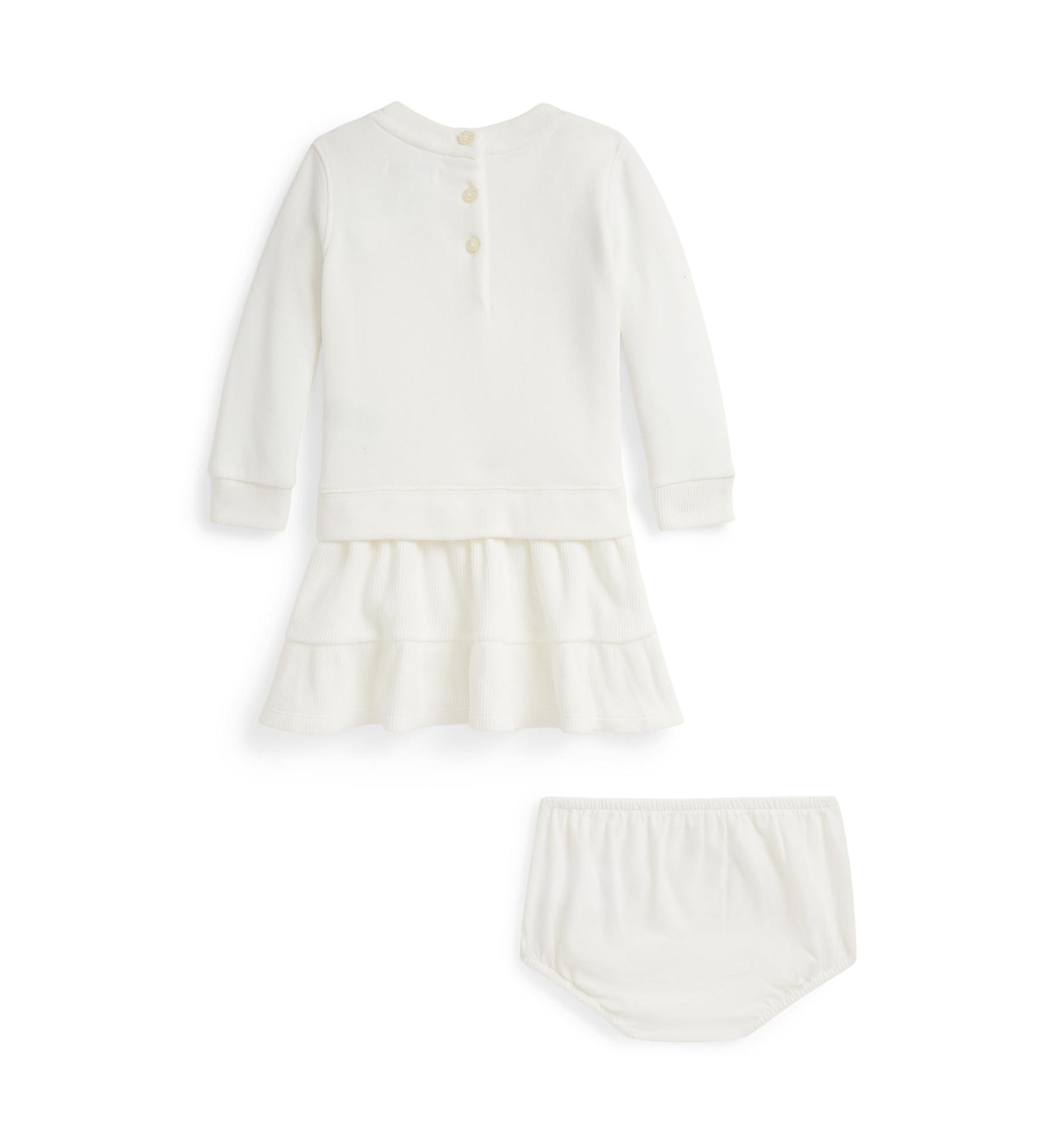 Baby Girls Polo Bear Fleece Dress & Bloomer