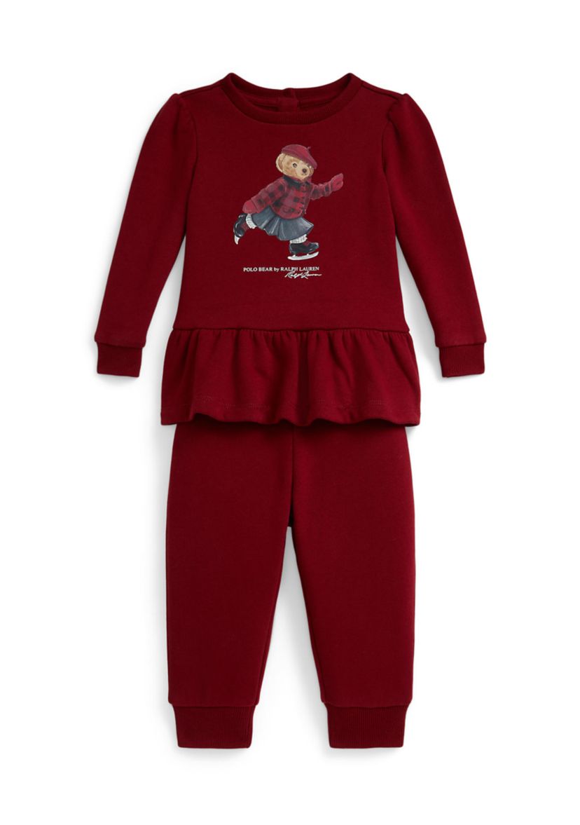 Baby Girls Magic Fleece Outfit Set