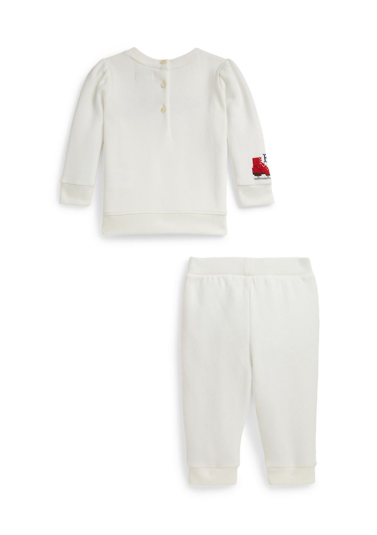 Baby Girls Logo Fleece Sweatshirt & Pant Set