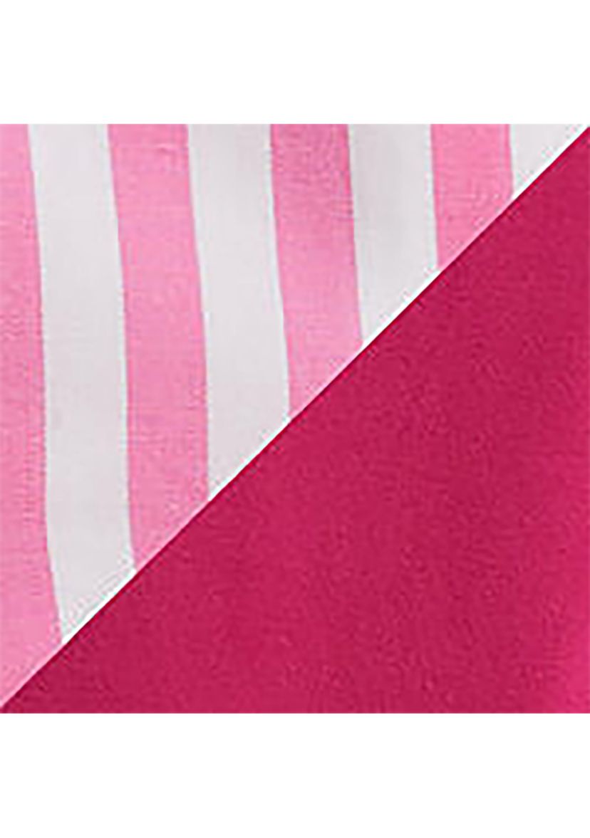 Baby Girls Striped Poplin Top & Jersey Legging Set