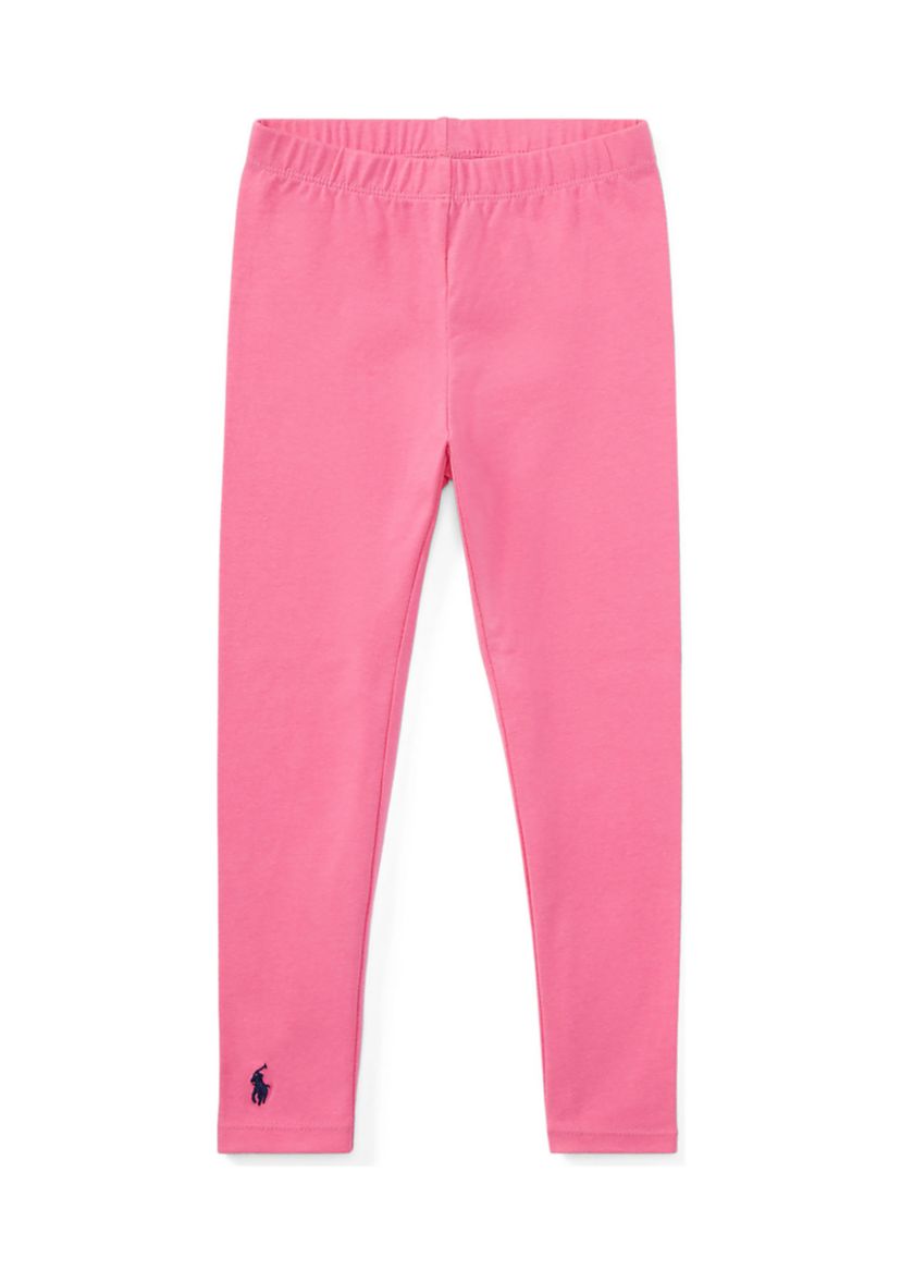 Girls 2-6x Stretch Cotton Jersey Leggings