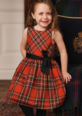 Ralph Lauren Childrenswear Toddler Girls Plaid Fit and Flare Dress | belk