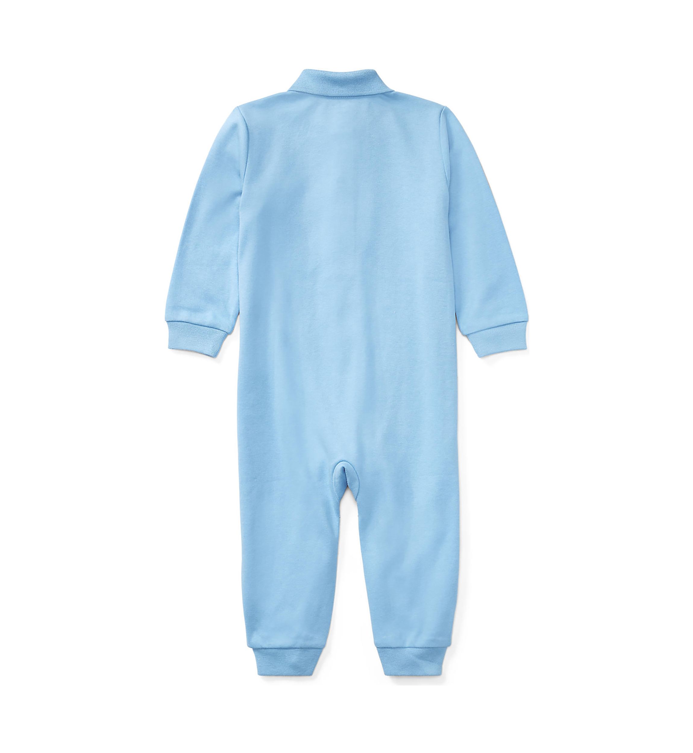 Baby Boys Long Sleeve Solid Coverall