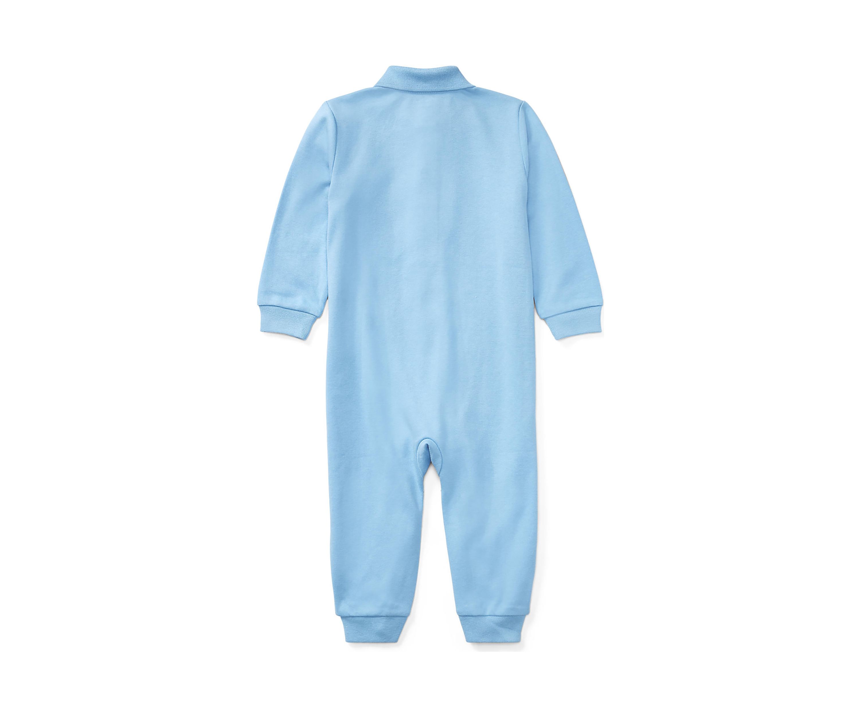 Baby Boys Long Sleeve Solid Coverall