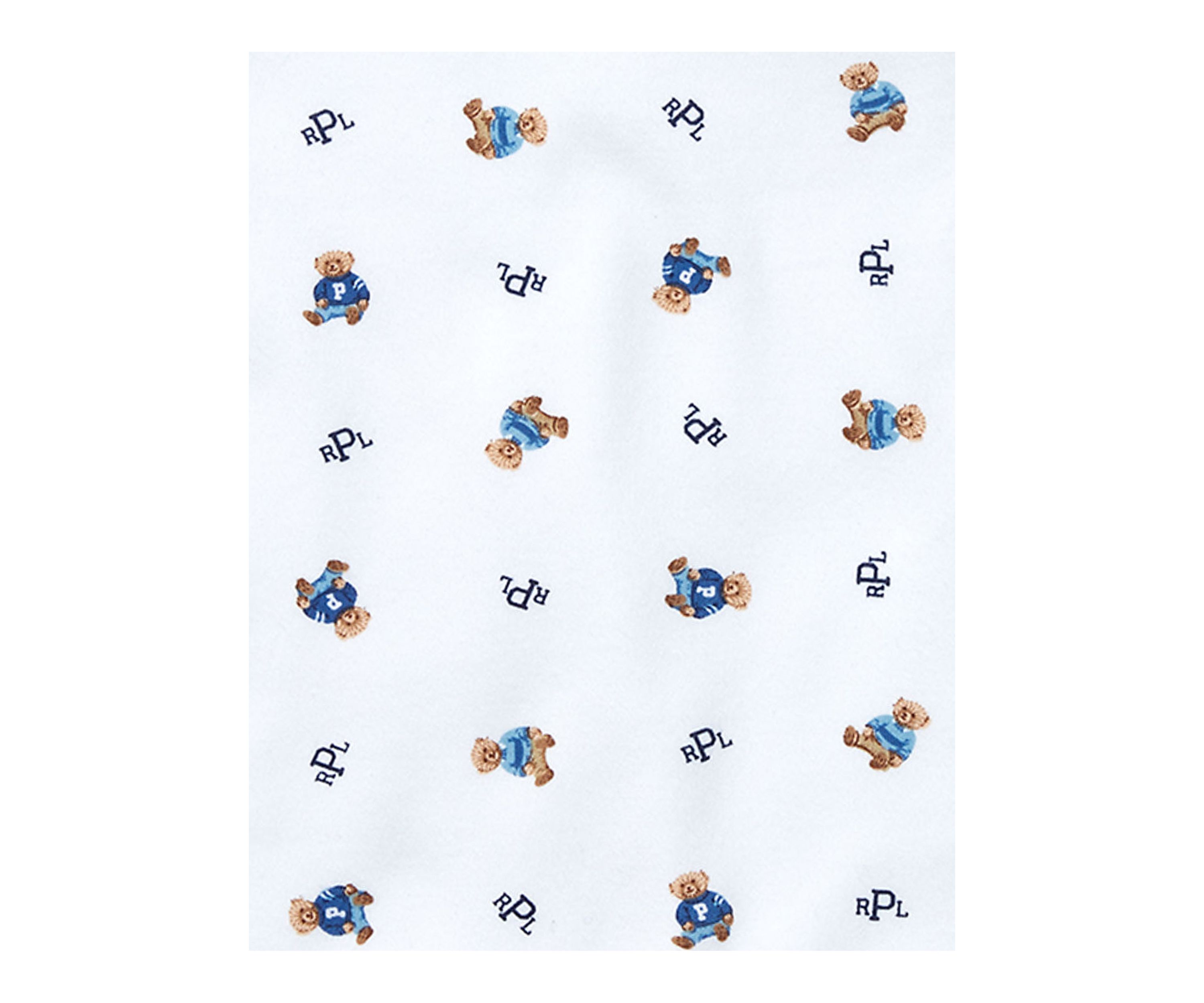 Baby Boys Bear Print Cotton Coverall
