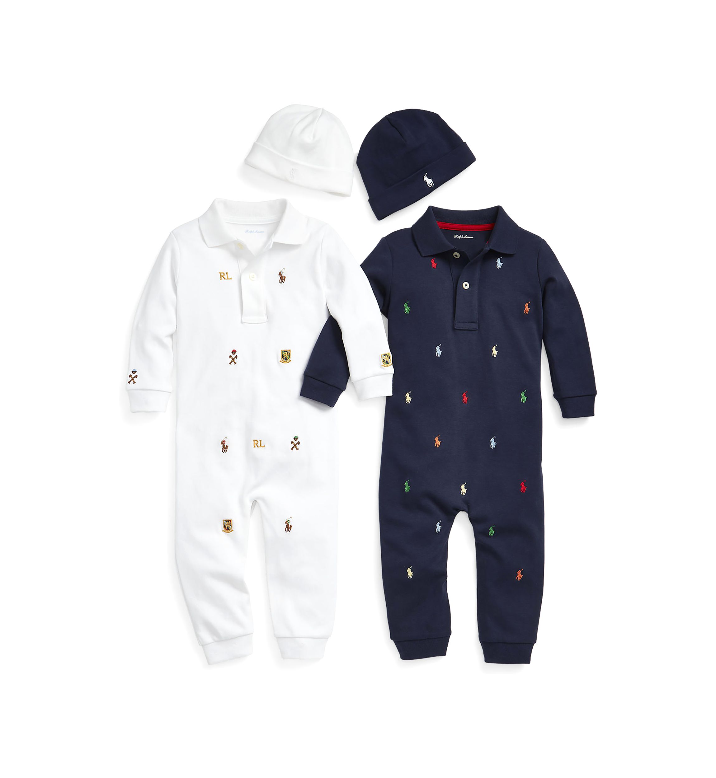 Baby Boys Long Sleeve Solid Coverall