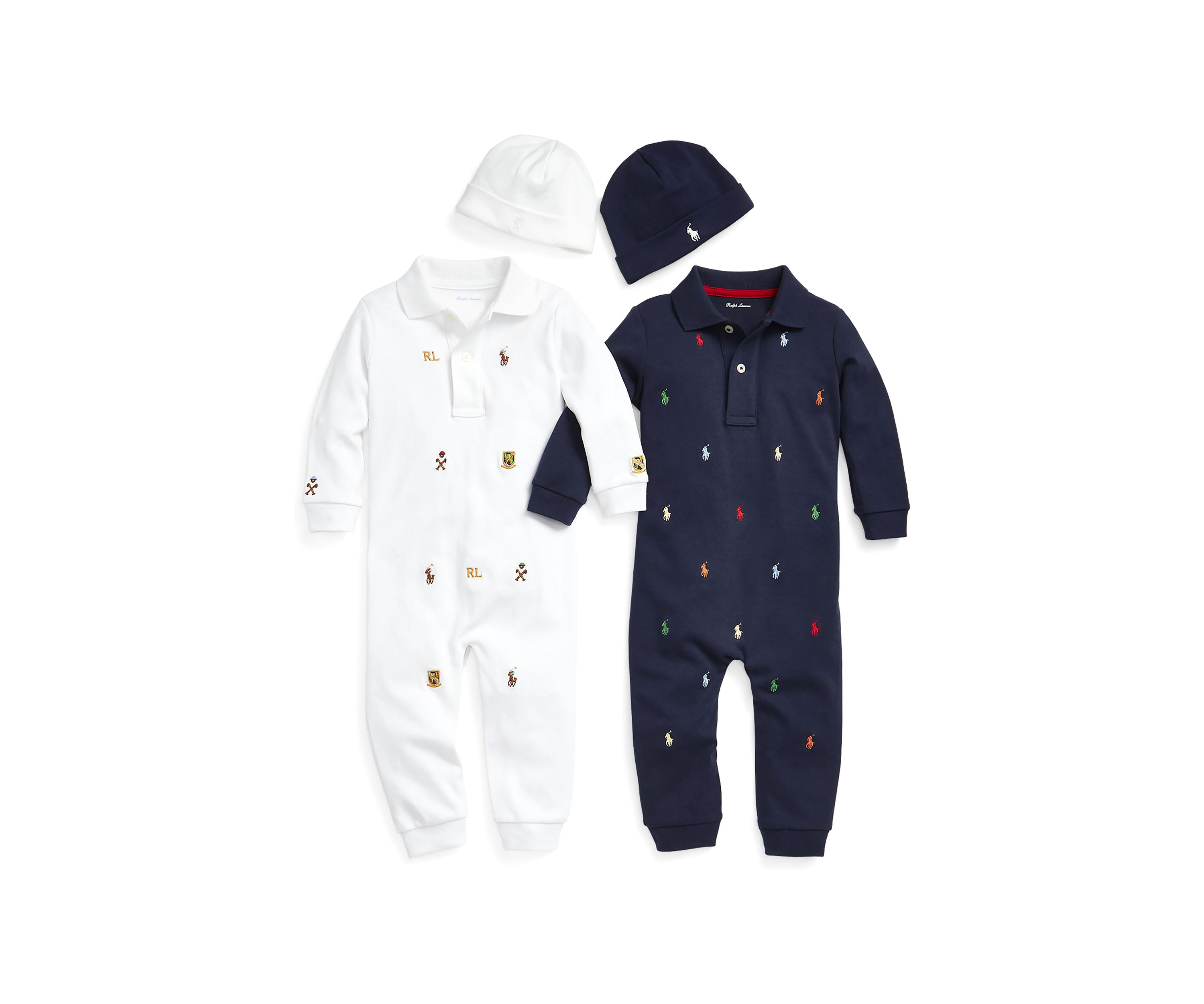 Baby Boys Long Sleeve Solid Coverall