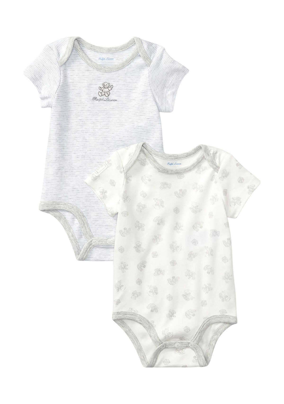  Baby Bear-Print Cotton Bodysuit 2-Pack 