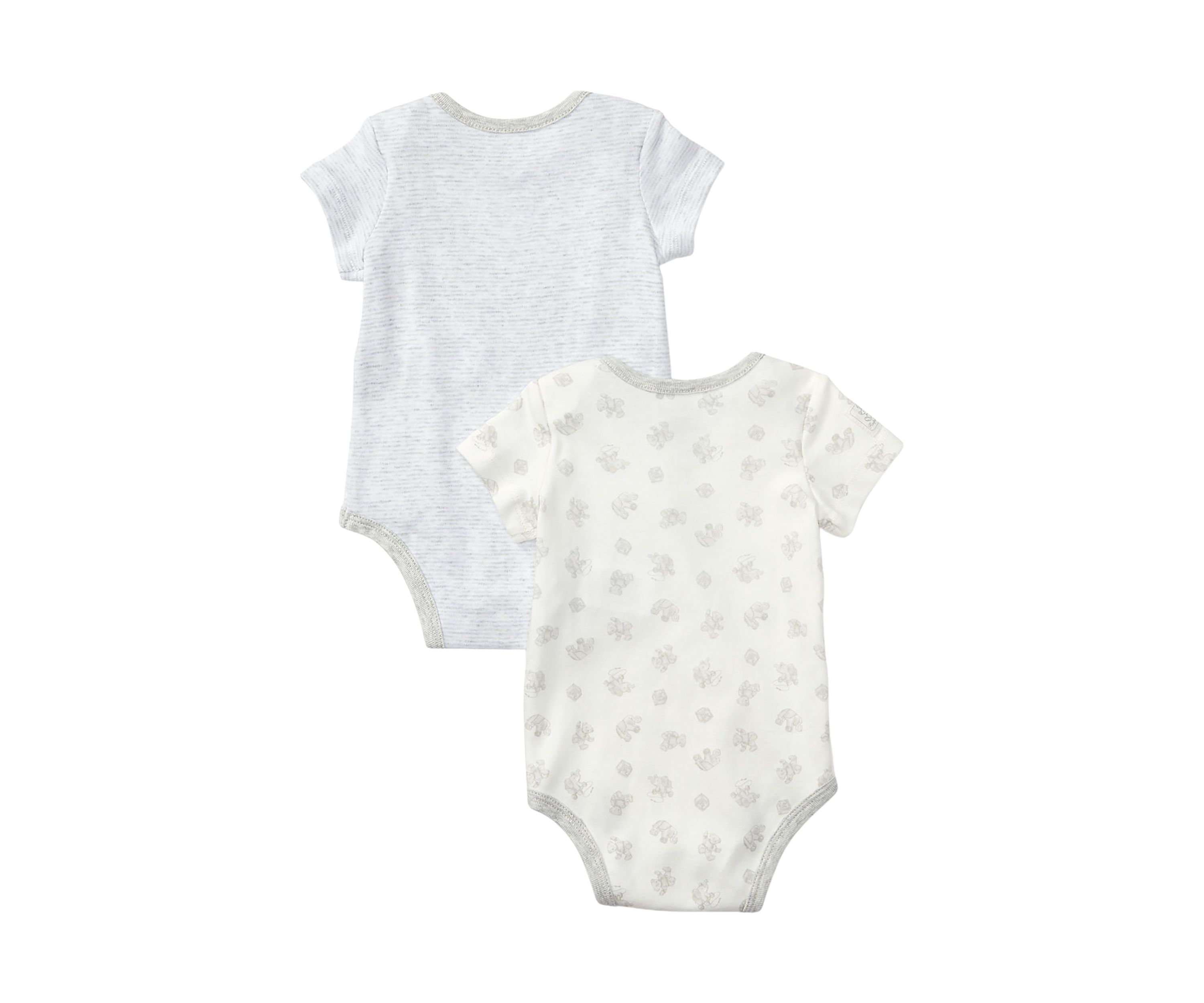  Baby Bear-Print Cotton Bodysuit 2-Pack 