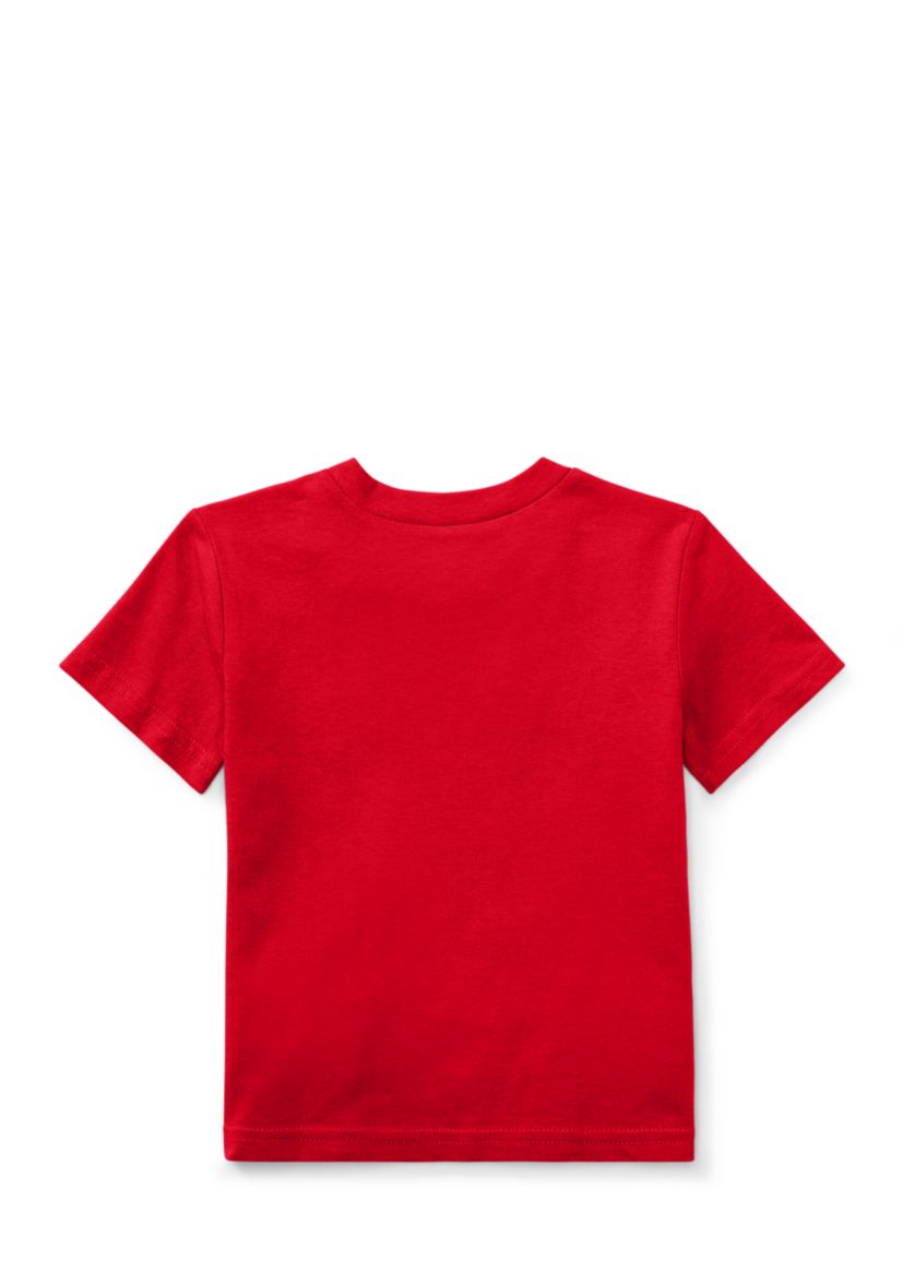 Baby Boys Cotton Jersey Crew Neck T-Shirt 