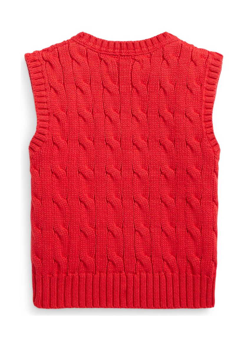 Baby Boys Cable-Knit Cotton Sweater Vest