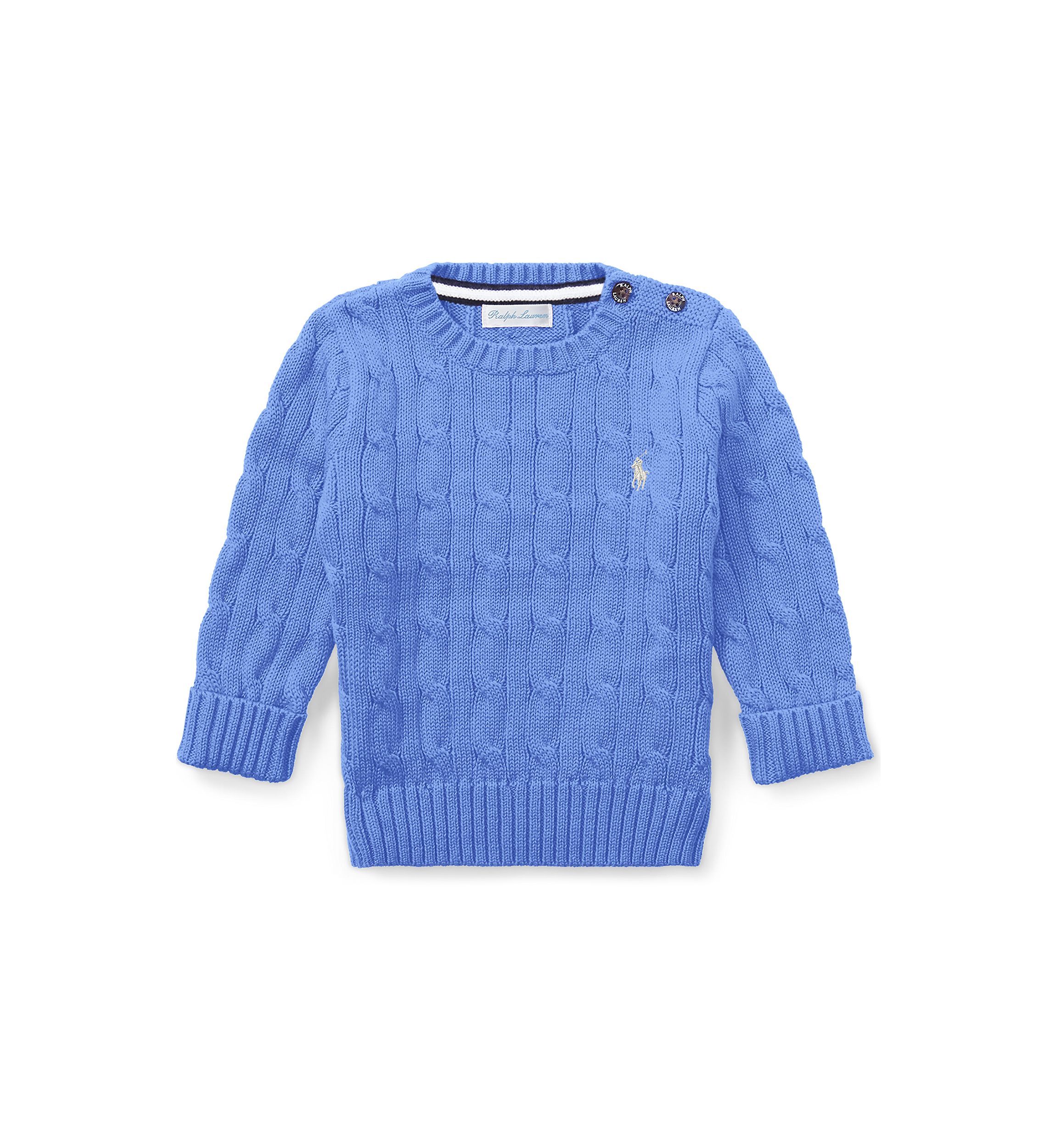 Baby Boys Cable Knit Cotton Sweater