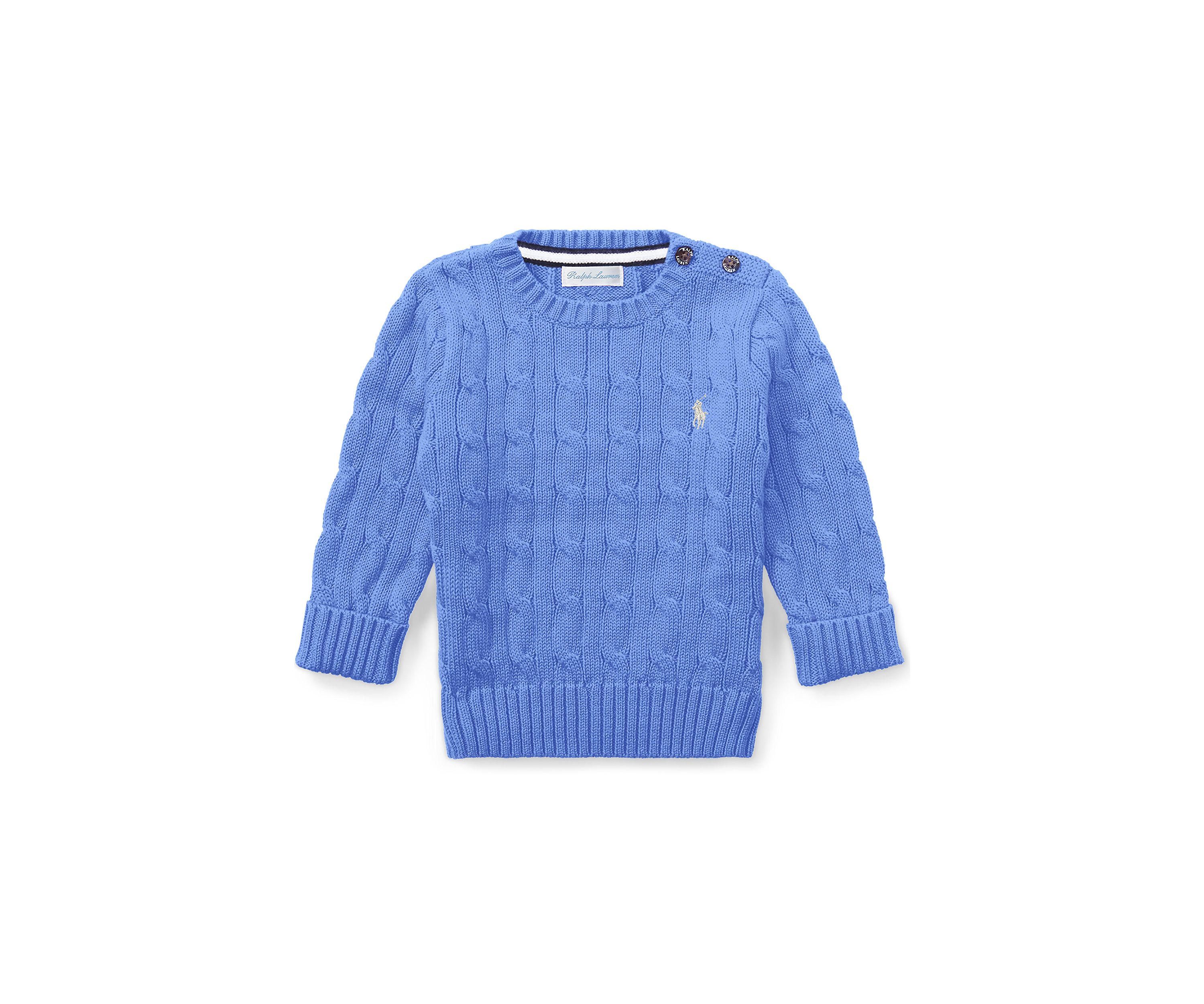 Baby Boys Cable Knit Cotton Sweater
