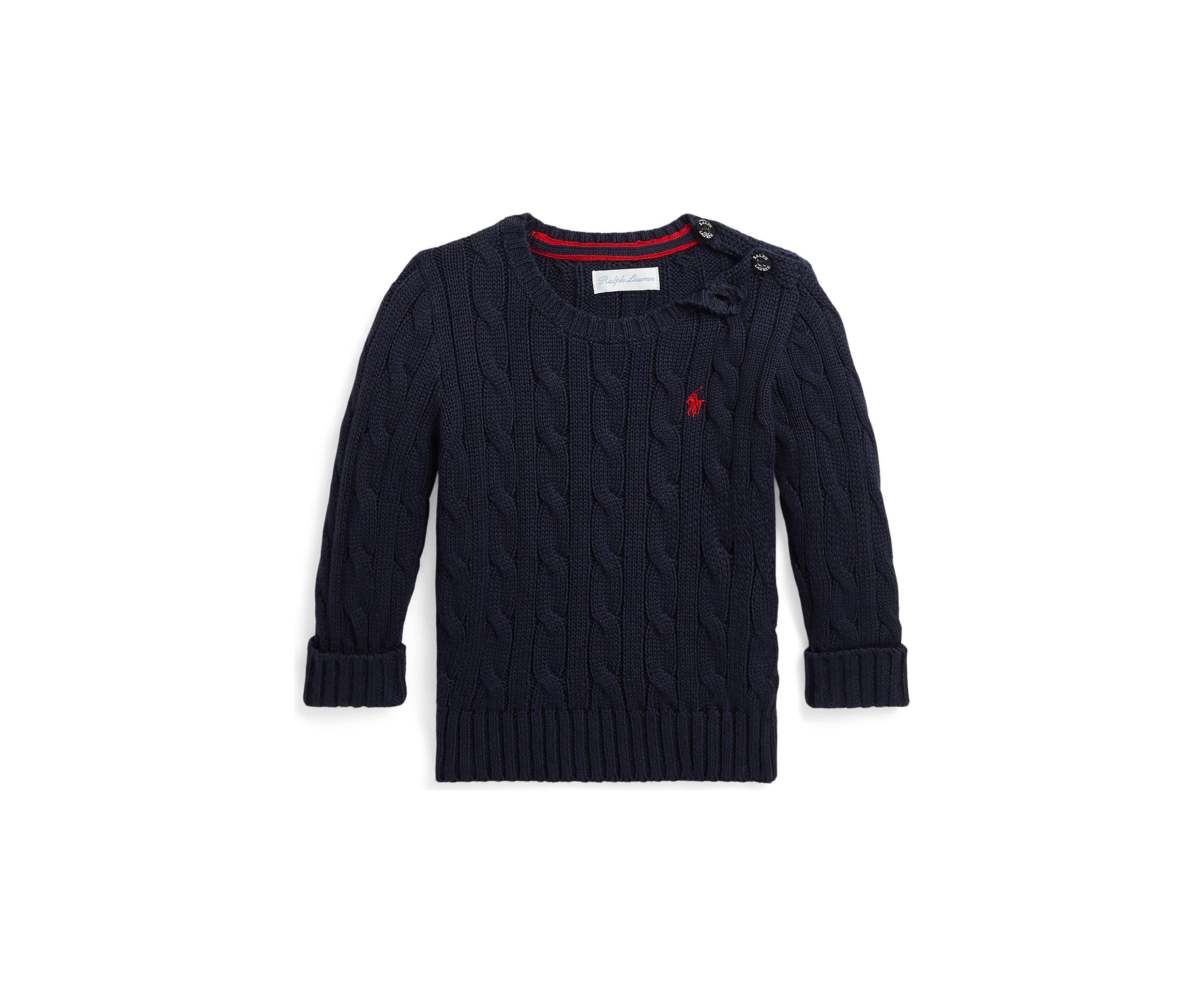Baby Boys Cable Knit Cotton Sweater