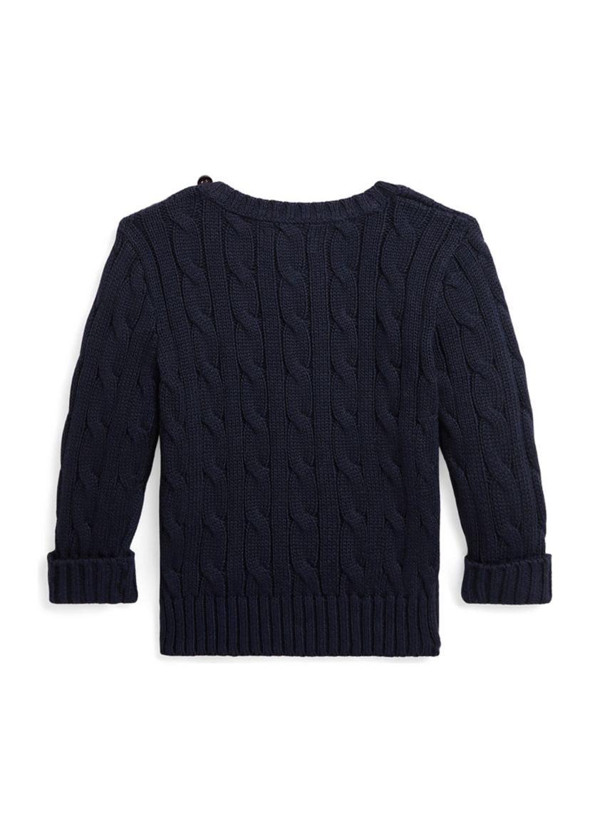 Baby Boys Cable Knit Cotton Sweater