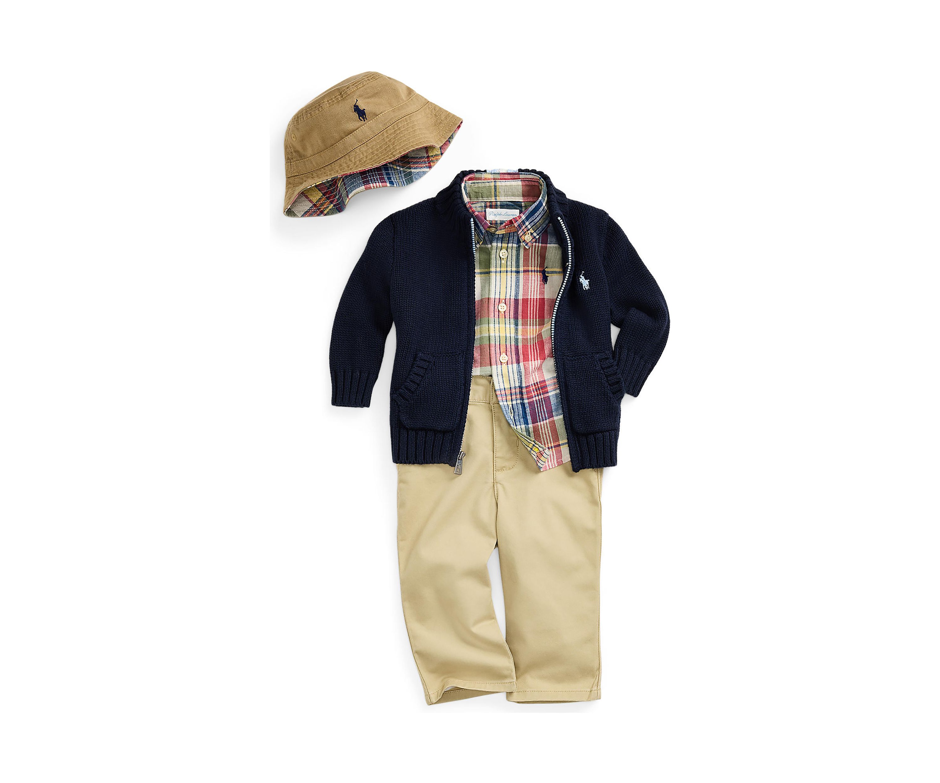 Baby Boys Cable Knit Cotton Sweater