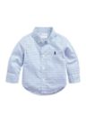 Baby Boys Plaid Cotton Poplin Shirt