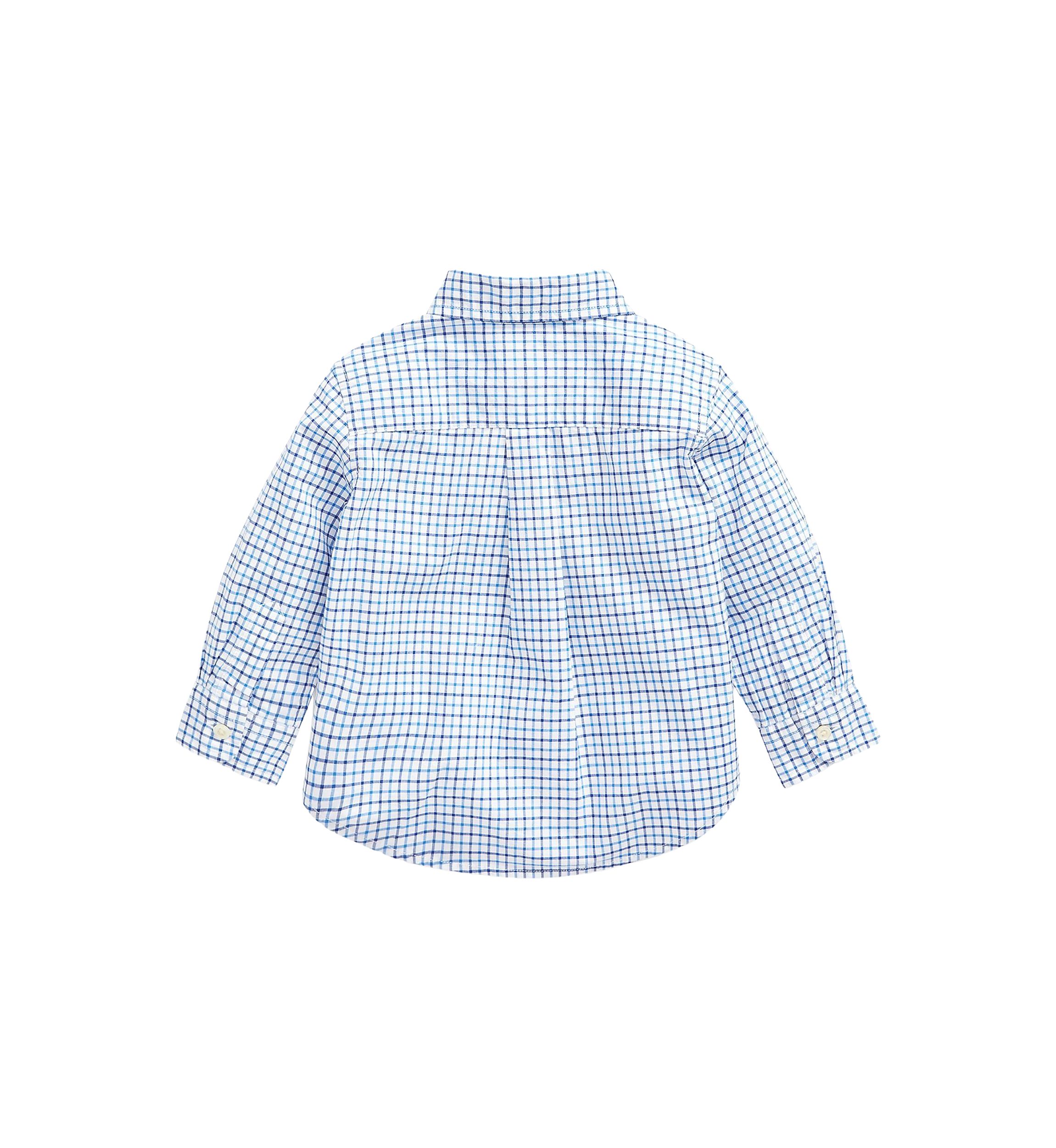 Baby Boys Plaid Cotton Poplin Shirt
