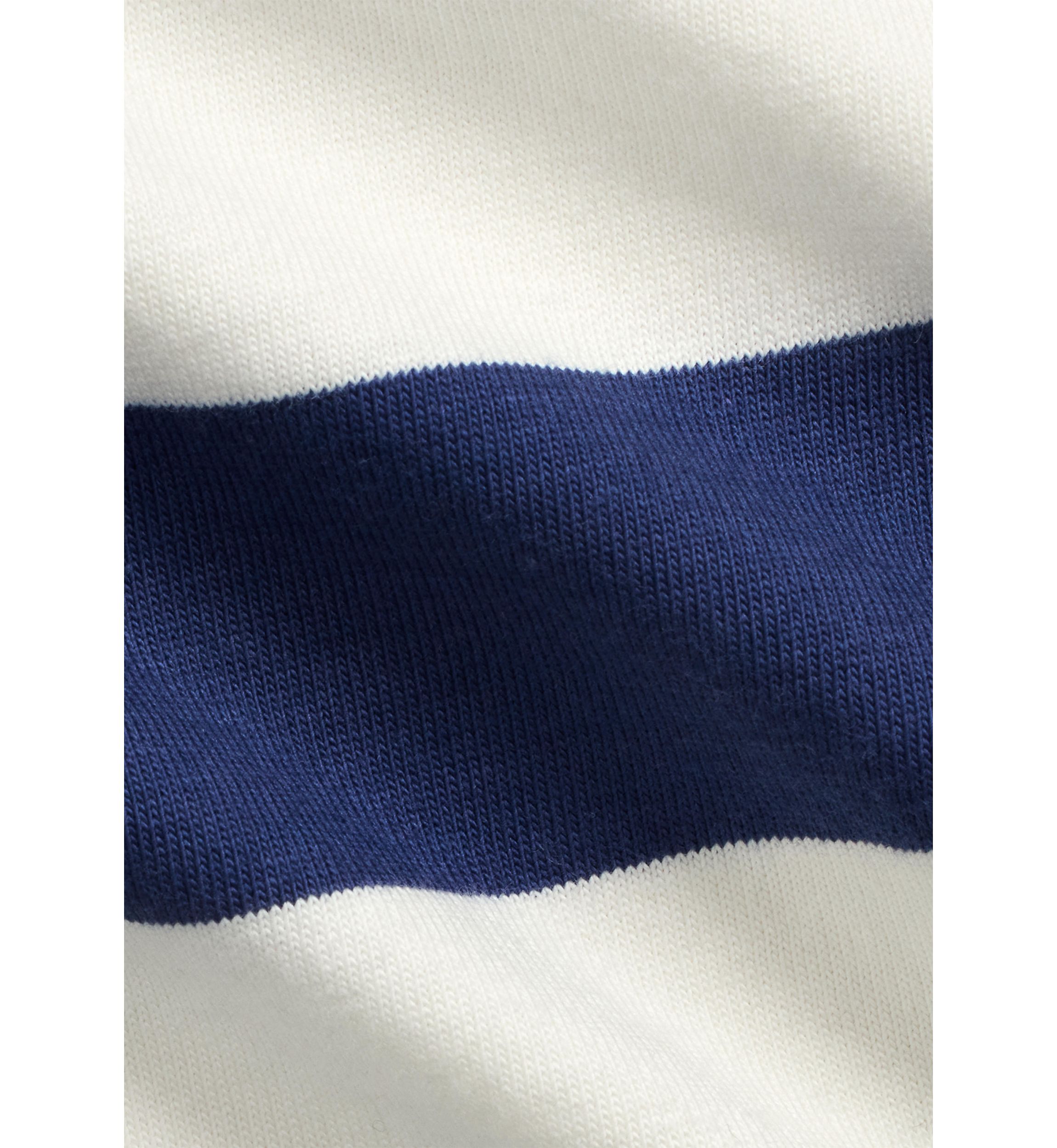 Baby Boys Striped Cotton Rugby Shortall