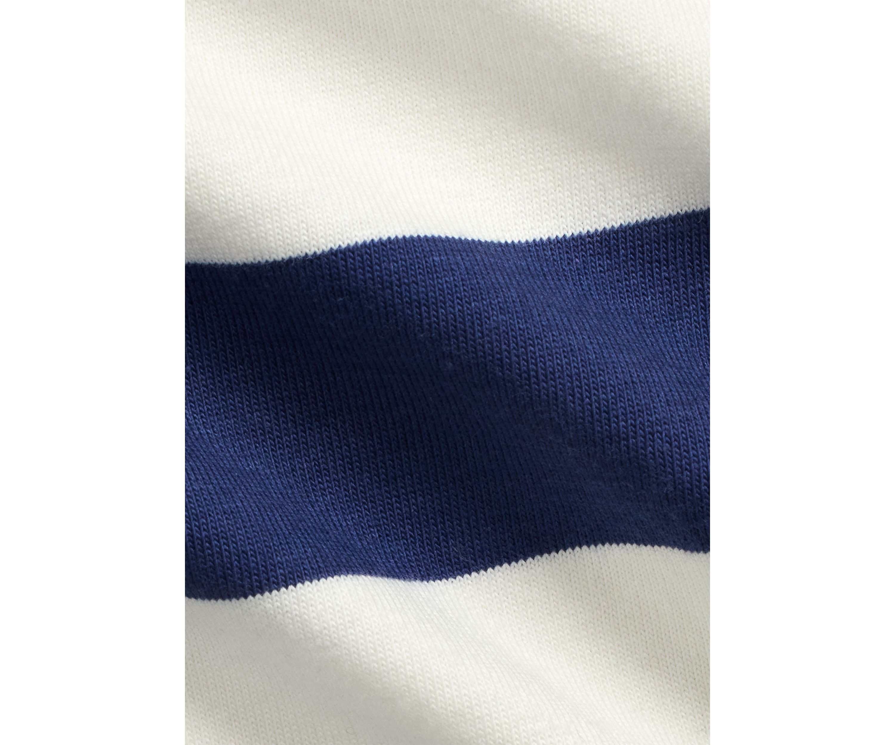 Baby Boys Striped Cotton Rugby Shortall