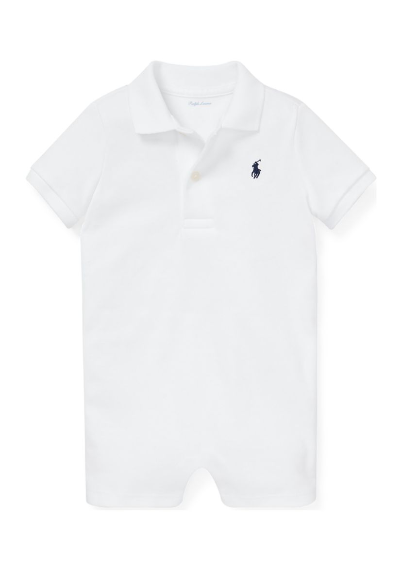 Baby Boys Soft Cotton Polo Shortall