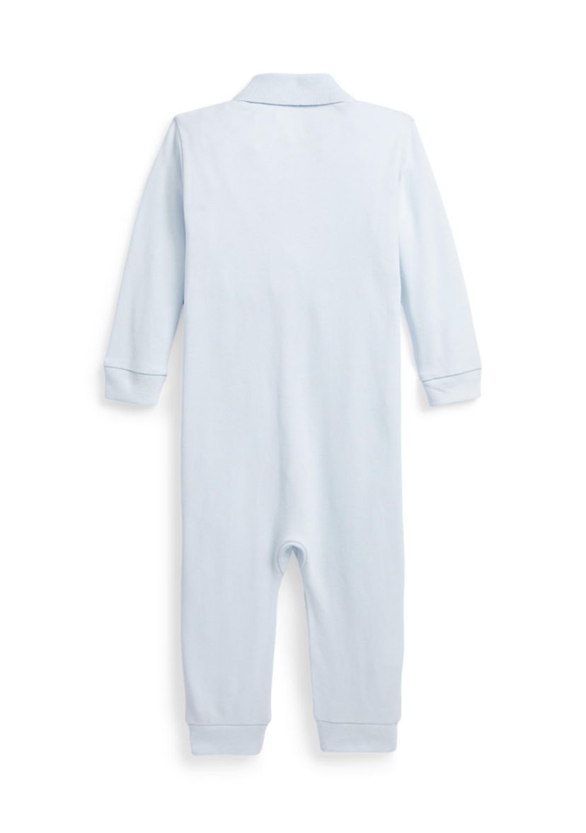 Baby Boys Soft Cotton Polo Coverall