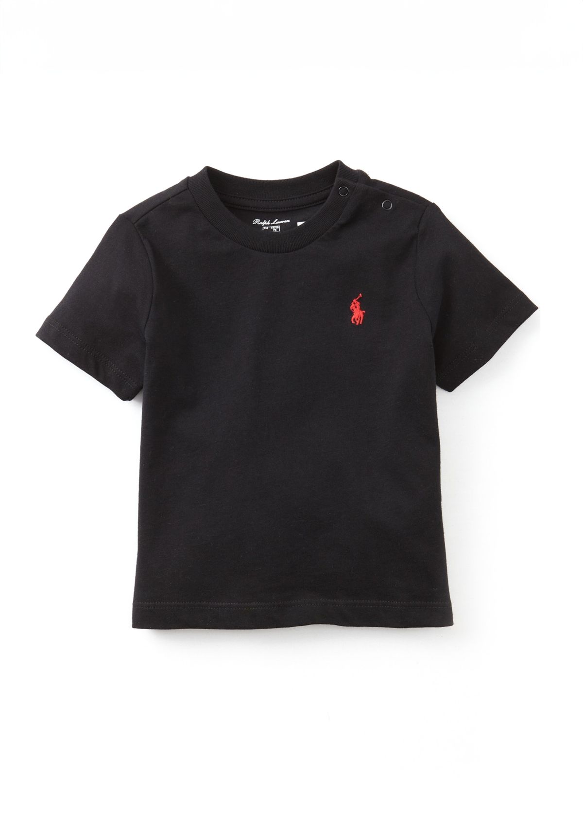 Baby Boys Cotton Jersey Crew Neck T-Shirt
