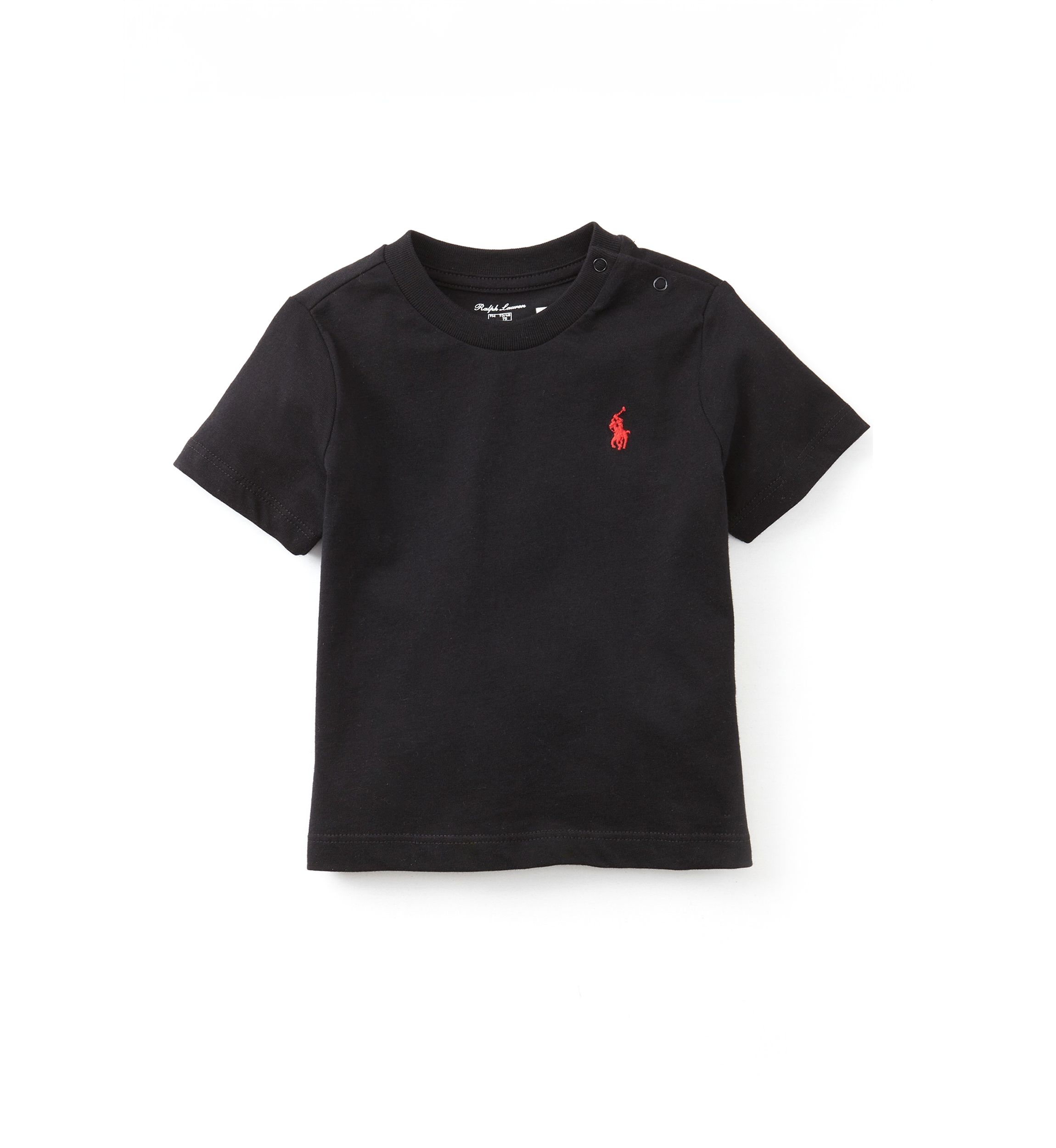 Baby Boys Cotton Jersey Crew Neck T-Shirt