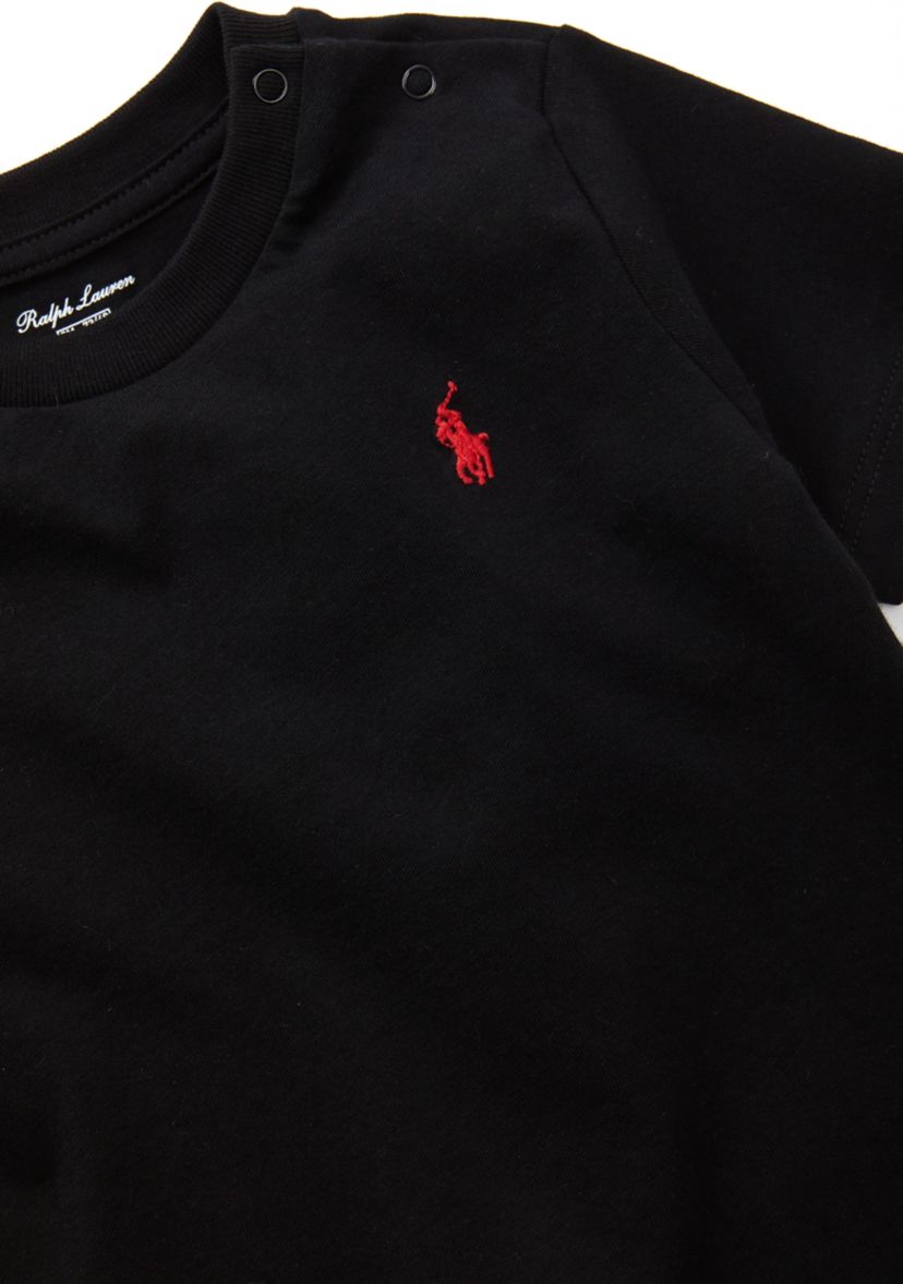 Baby Boys Cotton Jersey Crew Neck T-Shirt