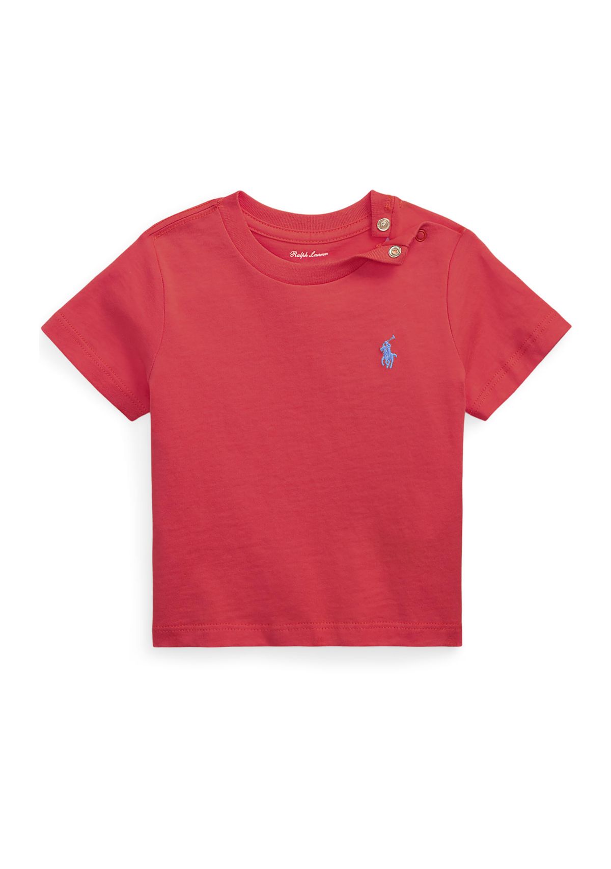 Baby Boys Cotton Jersey Crew Neck T-Shirt