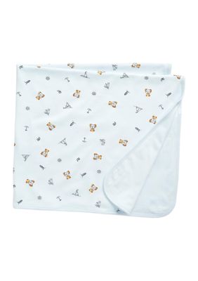 Ralph Lauren Childrenswear Baby Boys Polo Bear Interlock Blanket | belk