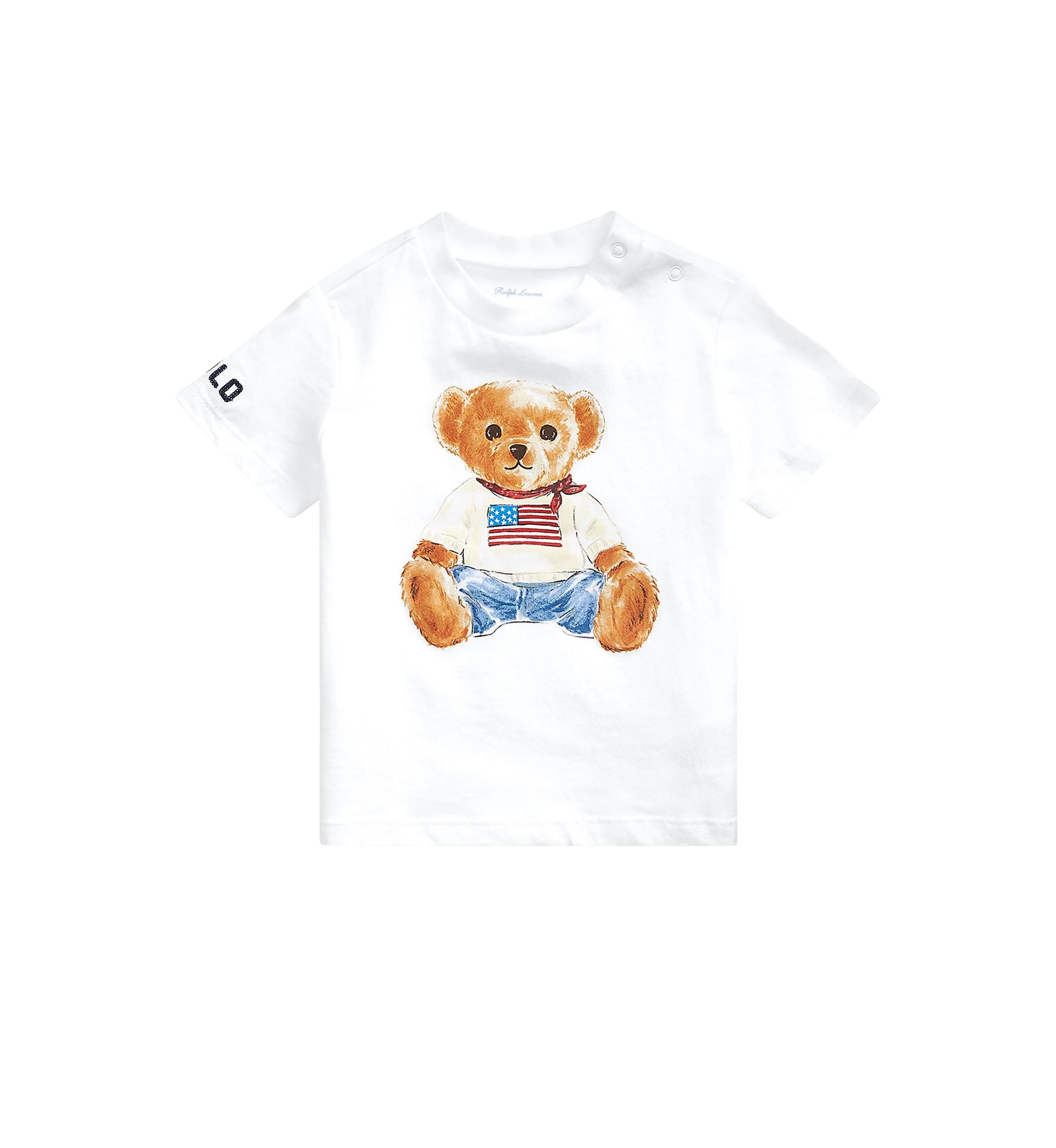 Baby Boys Jersey Bear Graphic T-Shirt 