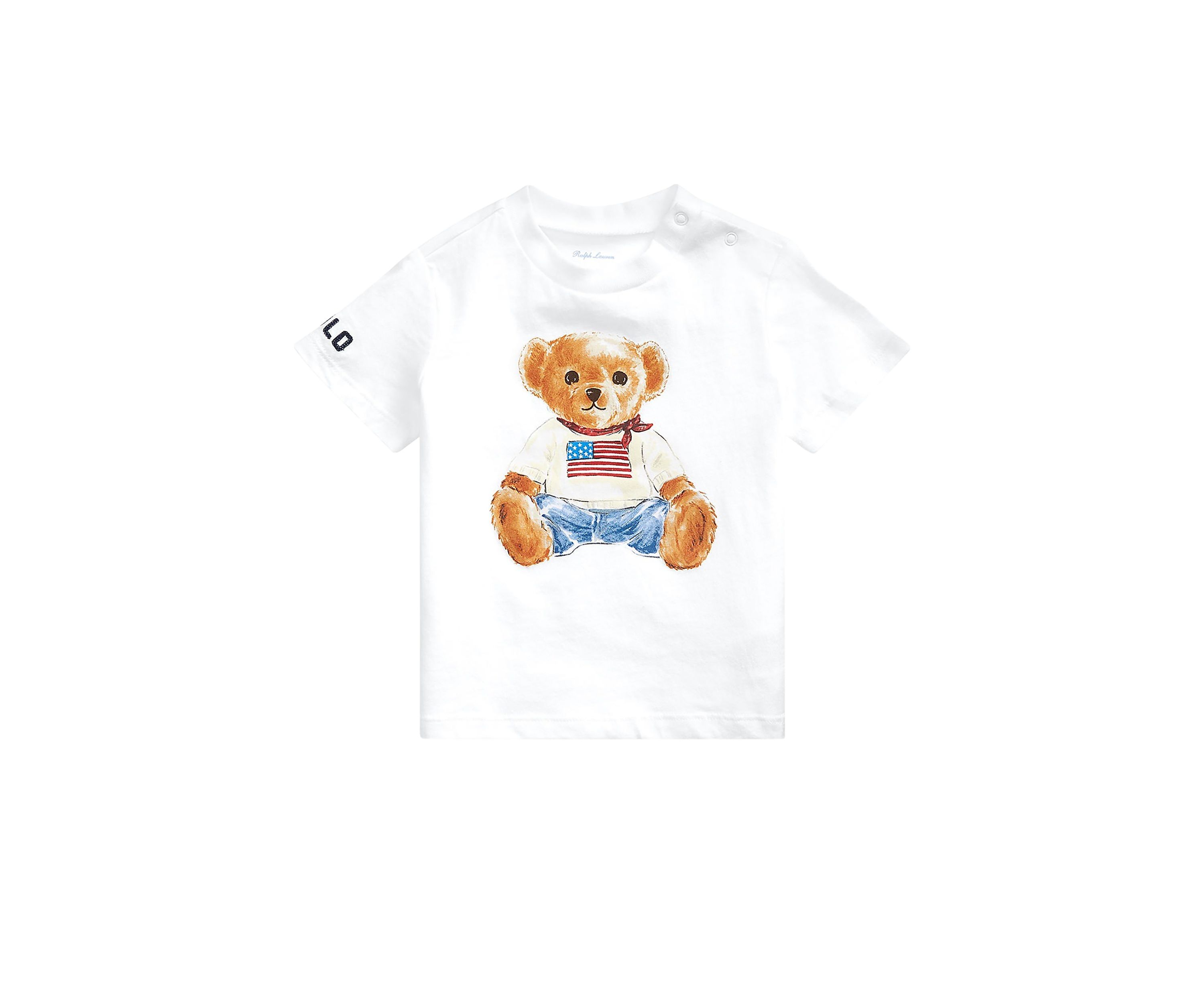 Baby Boys Jersey Bear Graphic T-Shirt 