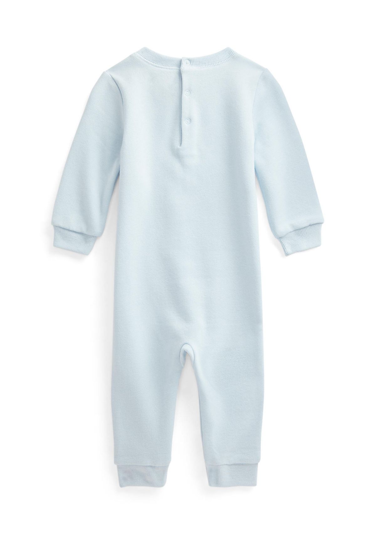 Baby Boys Polo Bear Fleece Coveralls 