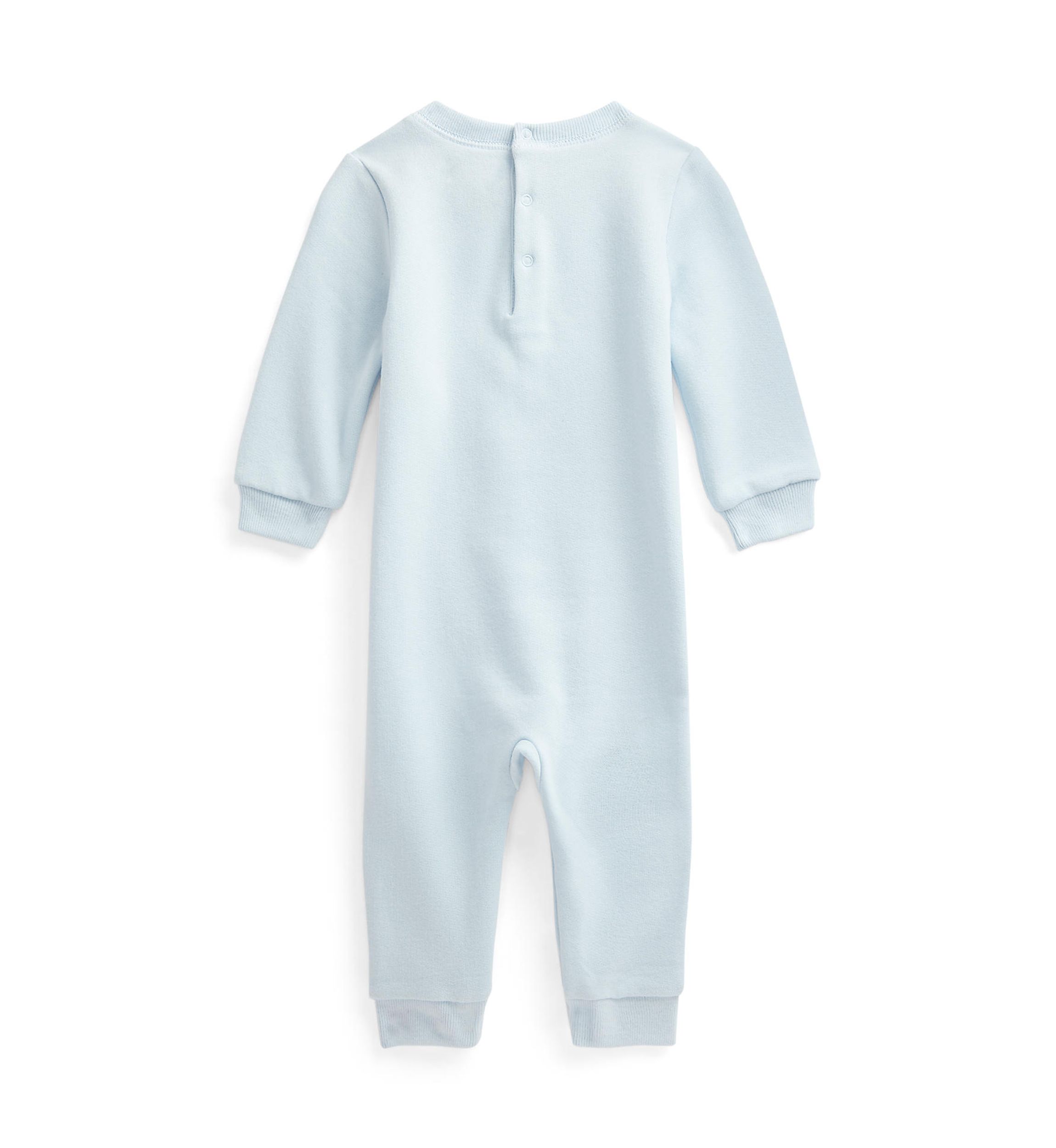 Baby Boys Polo Bear Fleece Coveralls 