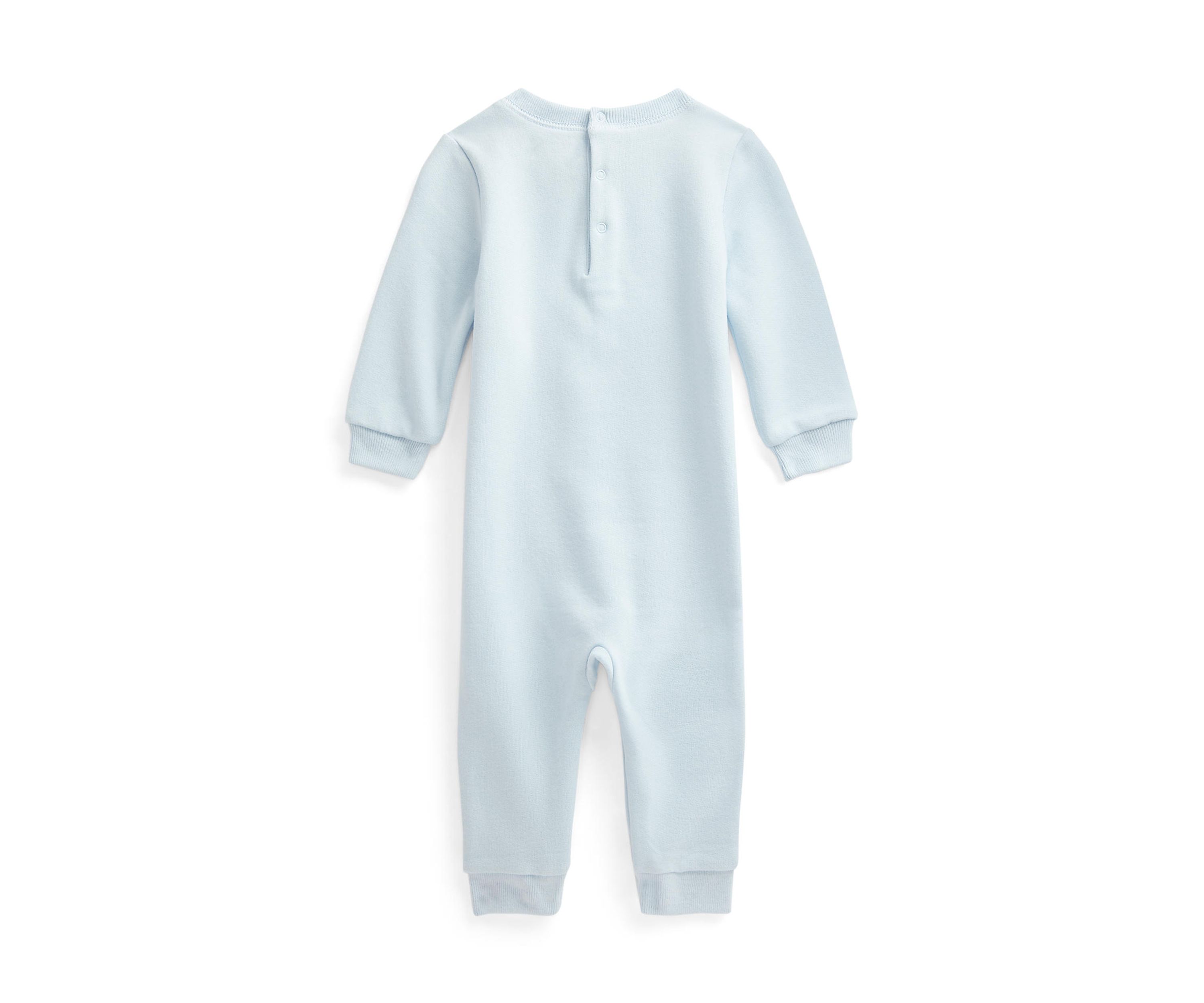 Baby Boys Polo Bear Fleece Coveralls 