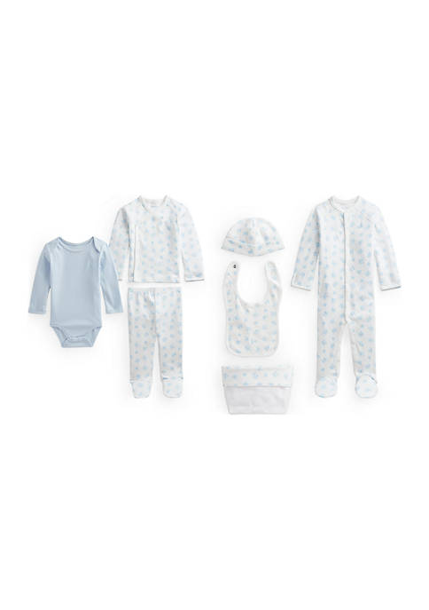 Ralph Lauren Childrenswear Baby 7-Piece Gift Set